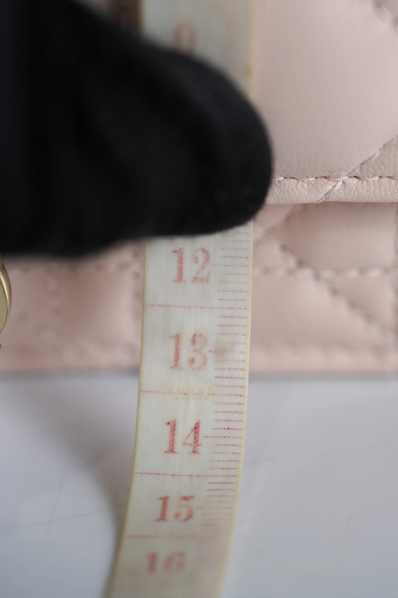 Christian Dior My Dior Mini Top Handle Bag in Powder Pink Gold Hardware - Image 23