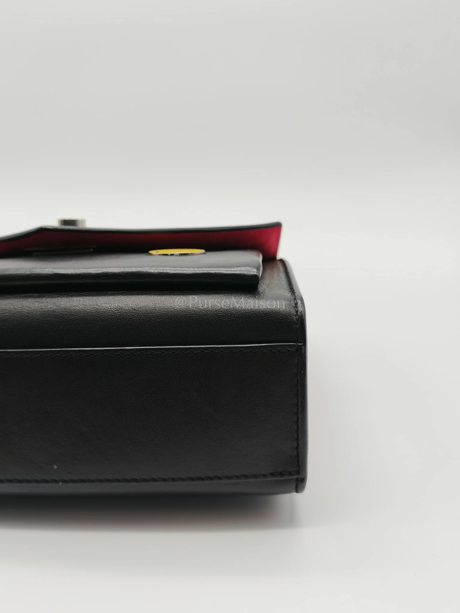 Louis Vuitton My Lock Me Limited Edition Pin Embellished Calfskin Leather Shoulder Bag (Date Code: AR3108) - Image 11