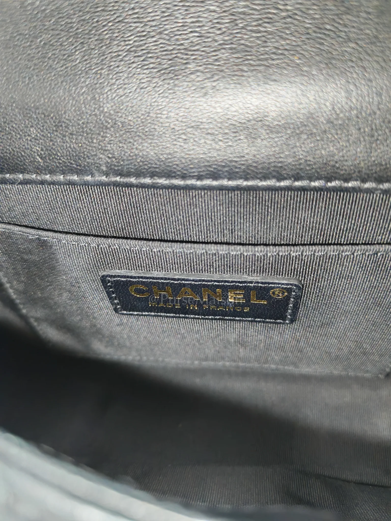 Chanel My Precious Pearls Chain Flap in Black Lambskin and Light Gold Hardware Series 29 - Image 21