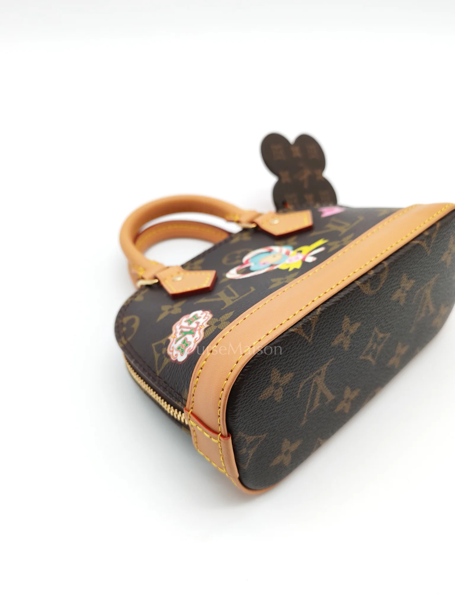 Louis Vuitton Nano Alma in Monogram Candy Factory Canvas Crossbody Bag (Microchip) - Image 10