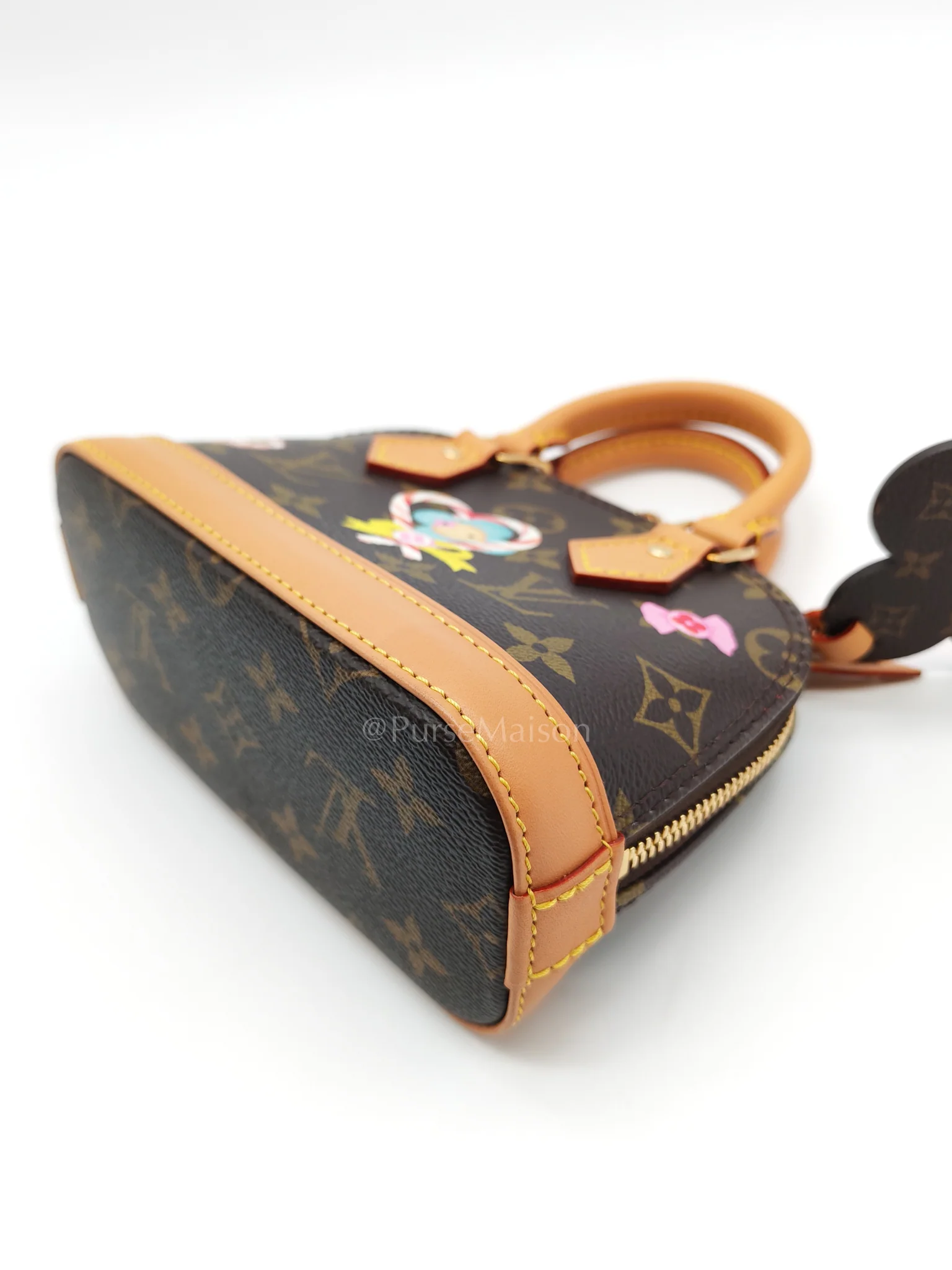 Louis Vuitton Nano Alma in Monogram Candy Factory Canvas Crossbody Bag (Microchip) - Image 11