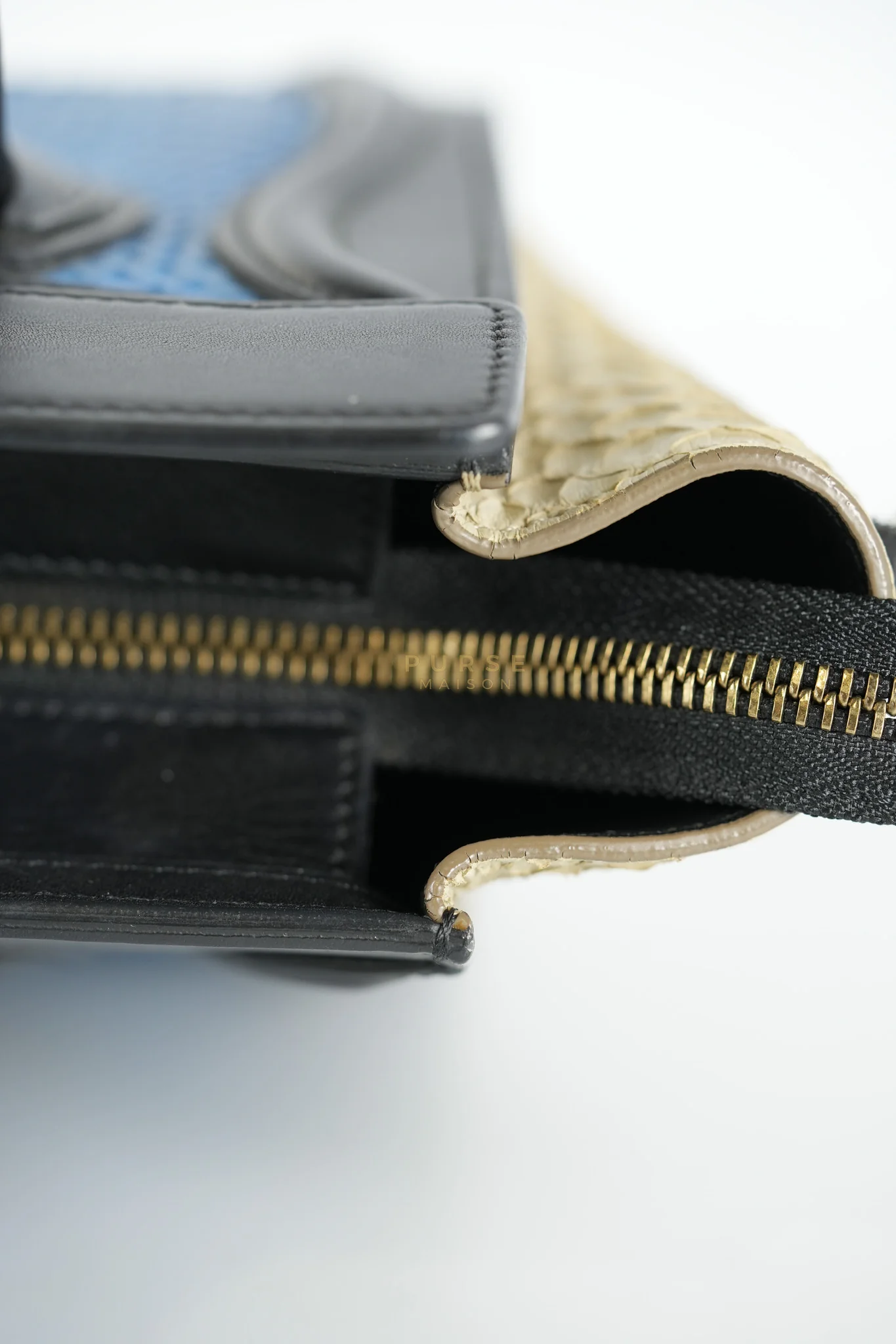 Celine Nano Luggage Tri-color in Python Exotic Leather - Image 27