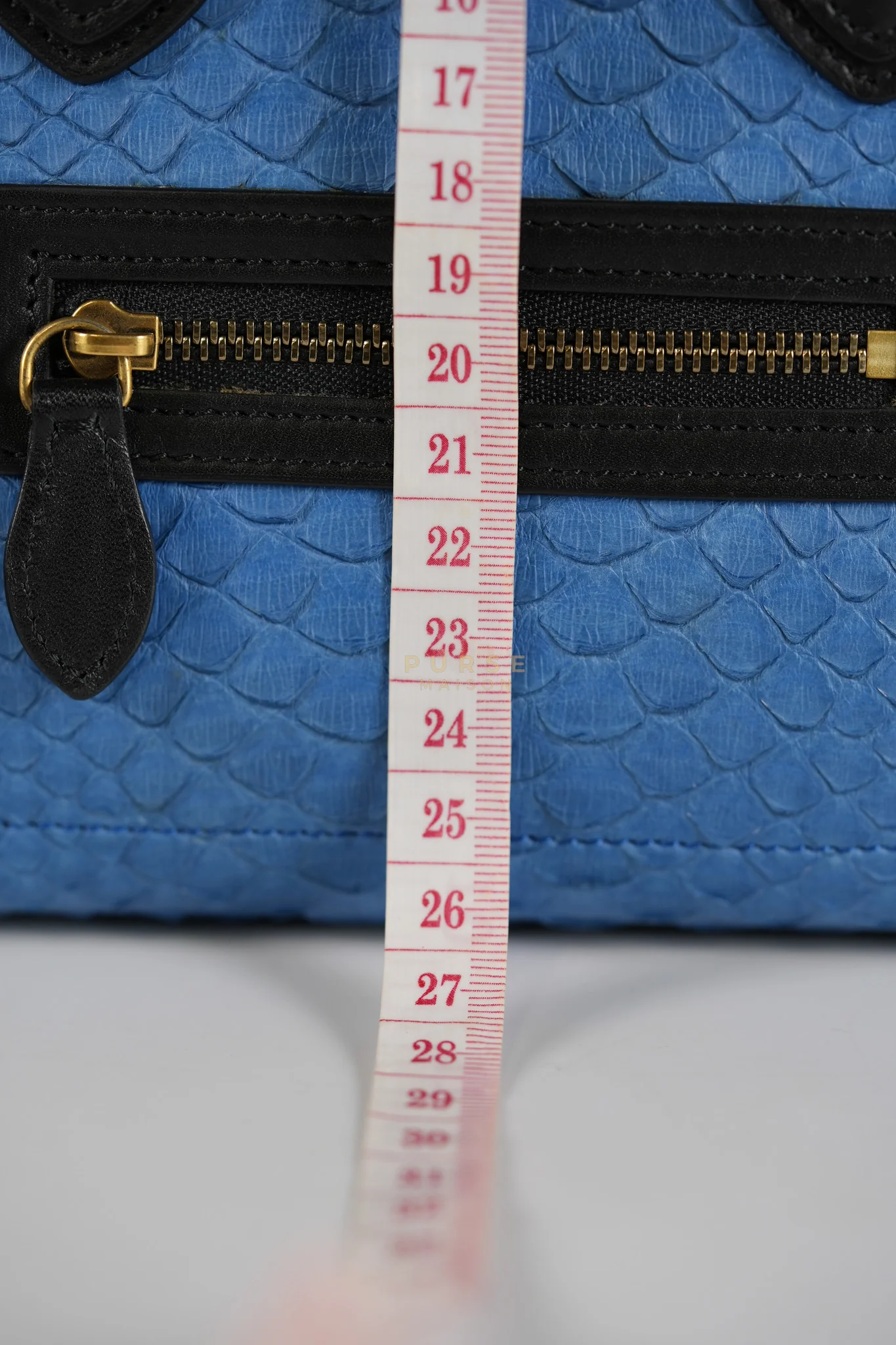 Celine Nano Luggage Tri-color in Python Exotic Leather - Image 41