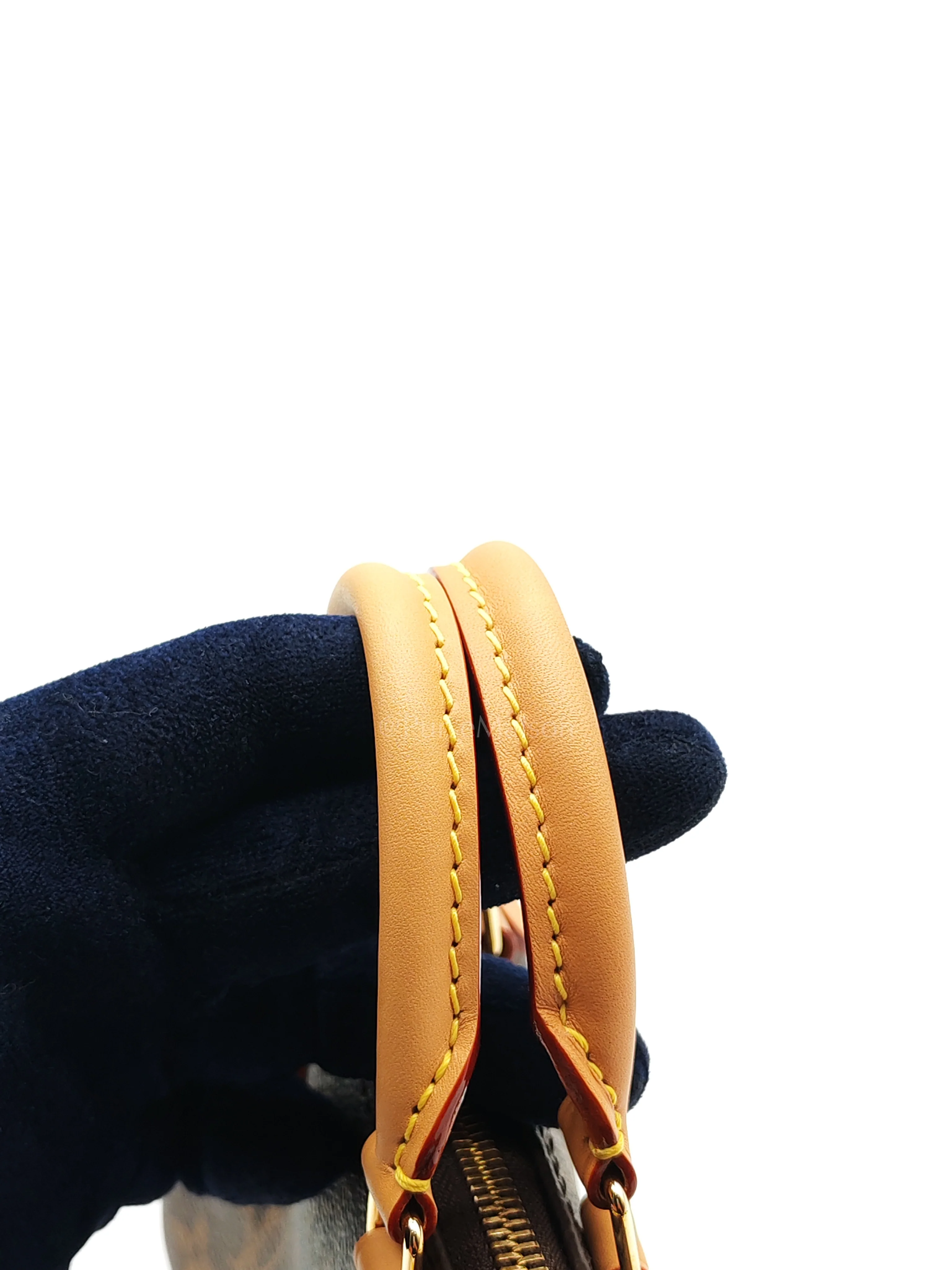 Louis Vuitton Nano Speedy Bandoulière in Monogram Canvas & Gold Hardware (Datecode: TN3265) - Image 16
