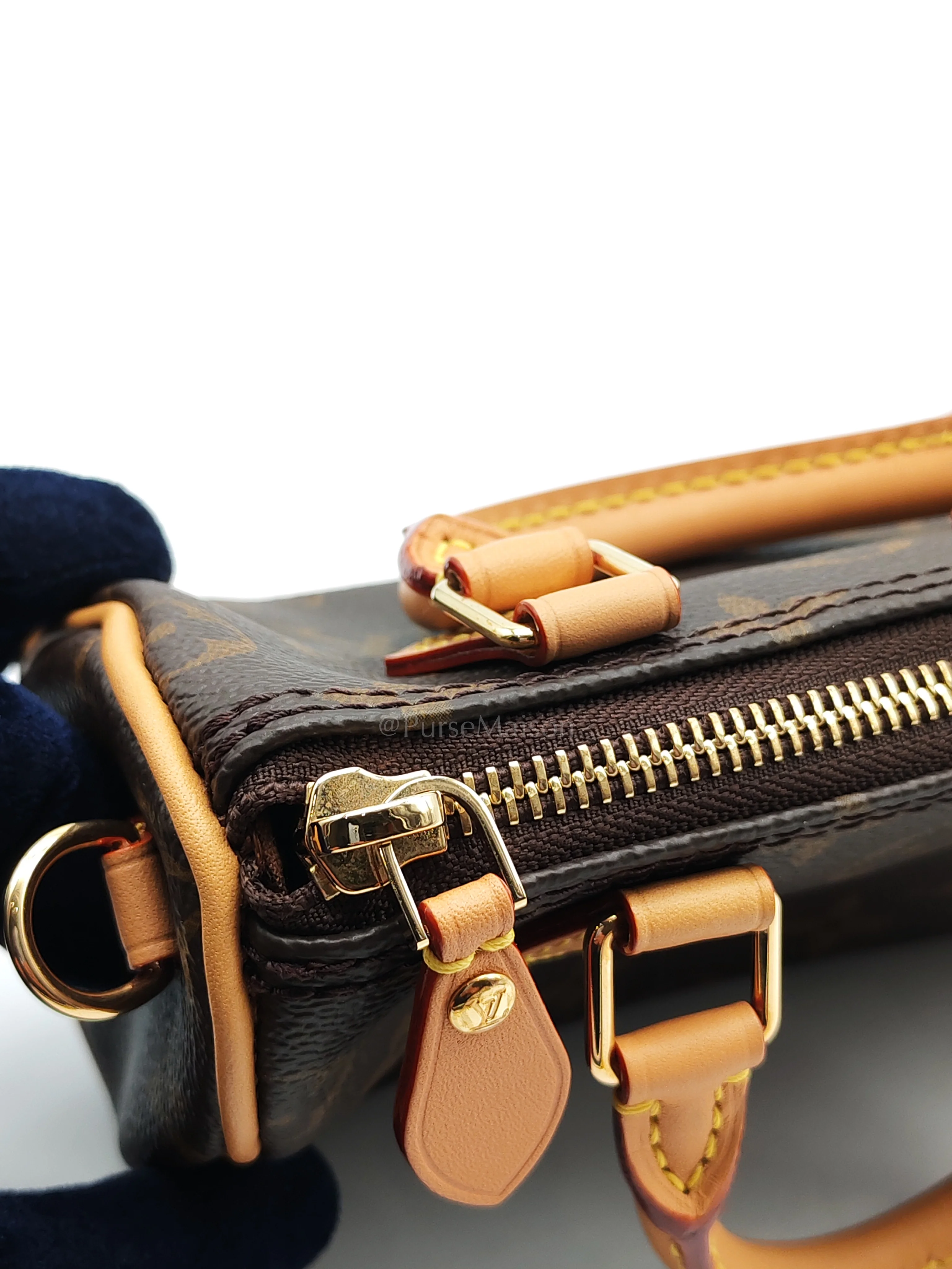 Louis Vuitton Nano Speedy Bandoulière in Monogram Canvas & Gold Hardware (Datecode: TN3265) - Image 18