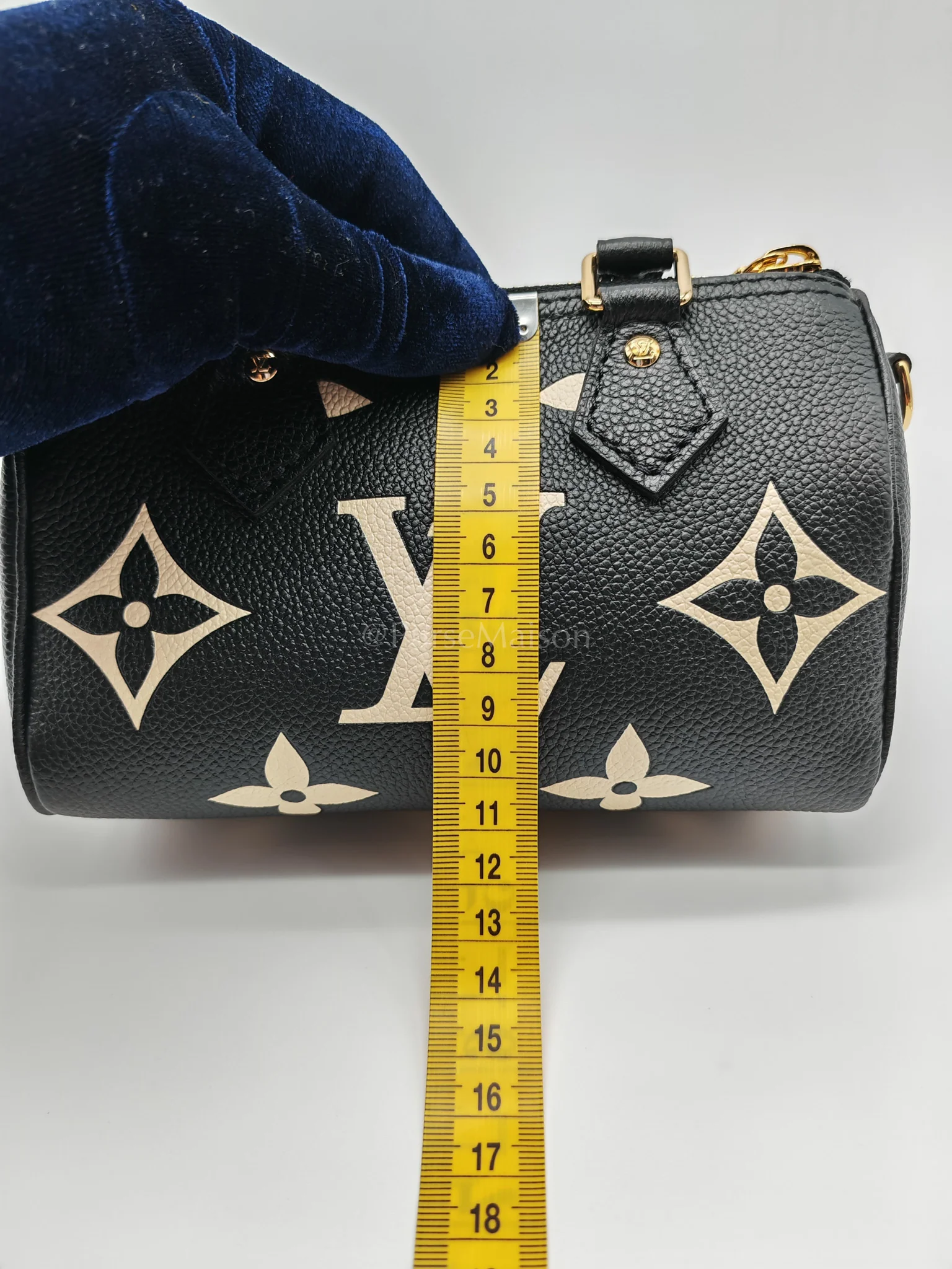 Louis Vuitton Nano Speedy in Bicolor Monogram Empriente Leather Crossbody Bag (Microchip) - Image 26