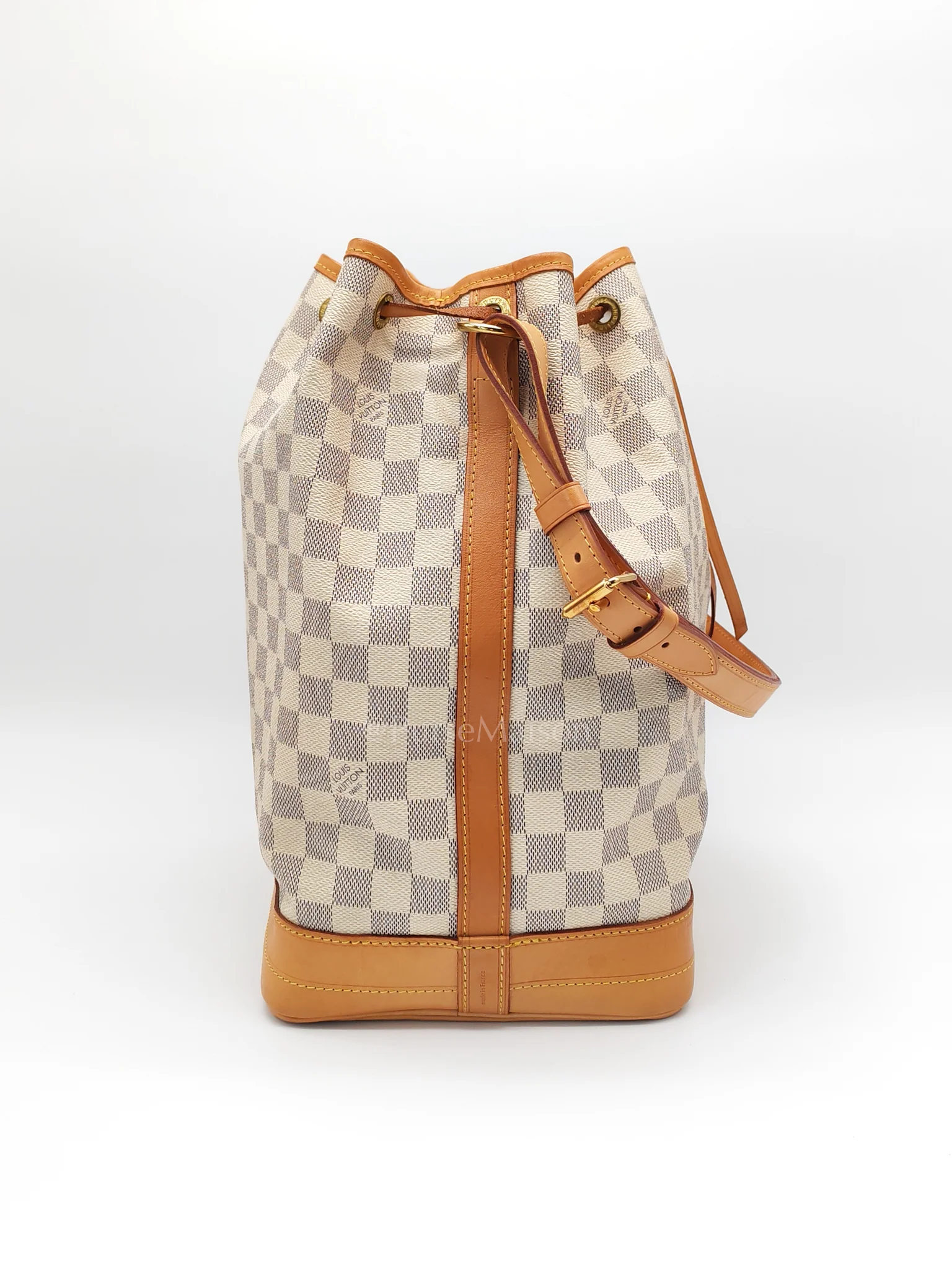 Louis Vuitton Neo Noe GM in Damier Azur Canvas Bucket Bag (Date Code: SA0173) - Image 6