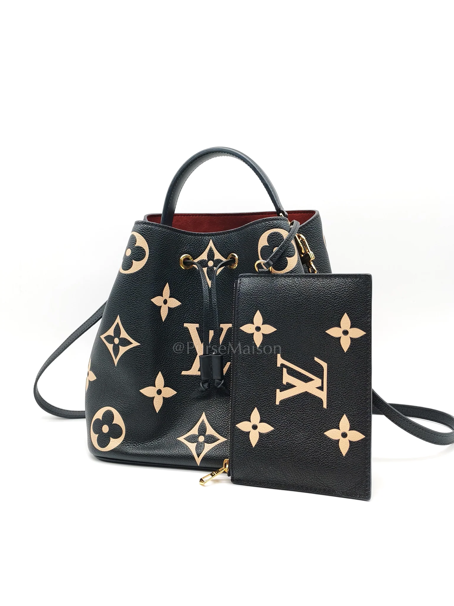 Louis Vuitton Neo Noe MM Bi-Color Monogram Empreinte Leather (Microchip) - Image 3