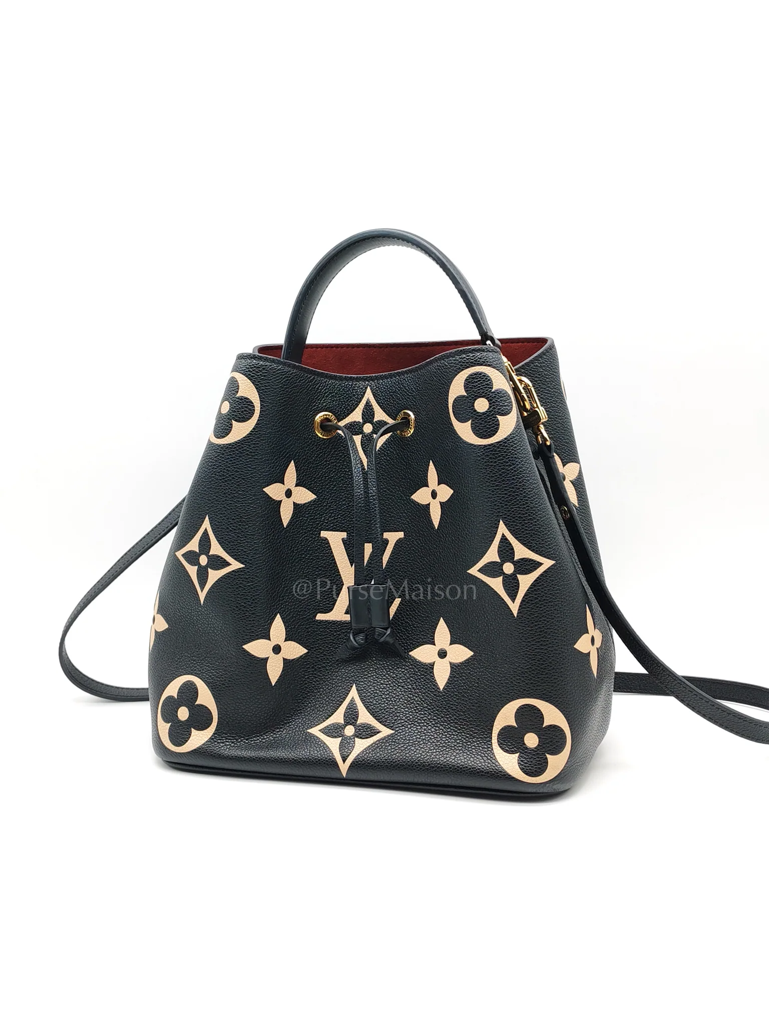 Louis Vuitton Neo Noe MM Bi-Color Monogram Empreinte Leather (Microchip) - Image 4