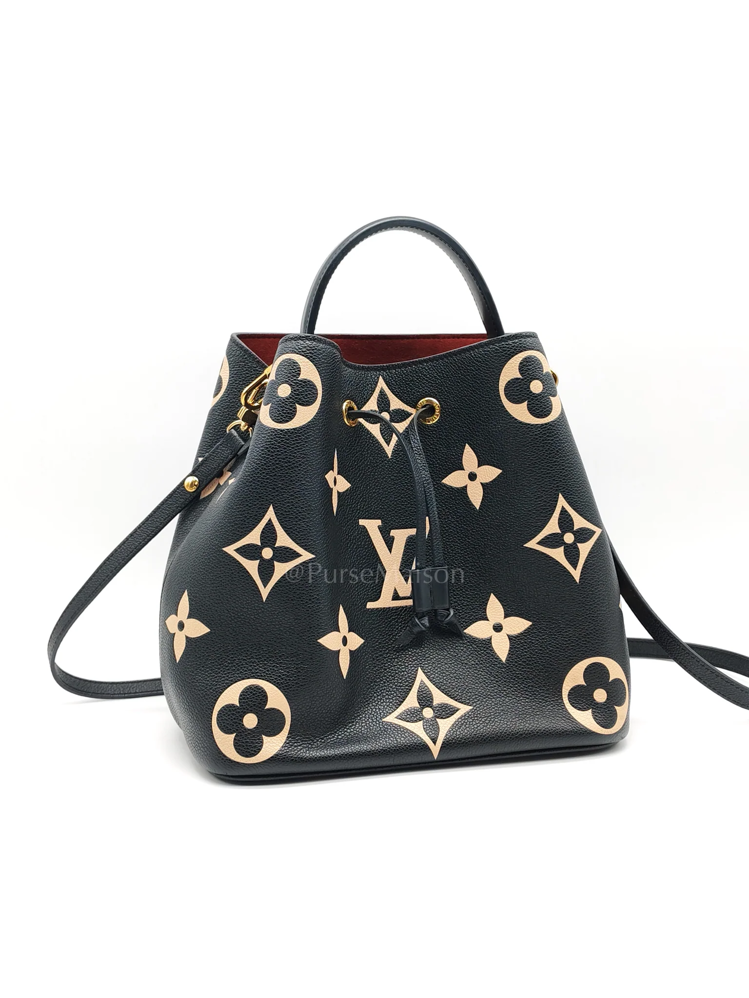 Louis Vuitton Neo Noe MM Bi-Color Monogram Empreinte Leather (Microchip) - Image 5