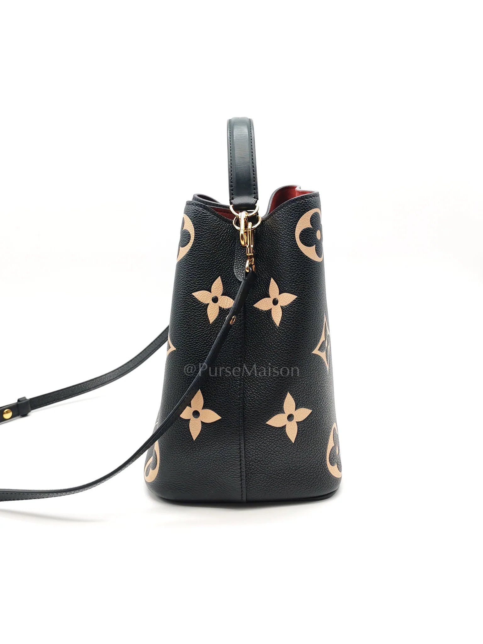 Louis Vuitton Neo Noe MM Bi-Color Monogram Empreinte Leather (Microchip) - Image 8