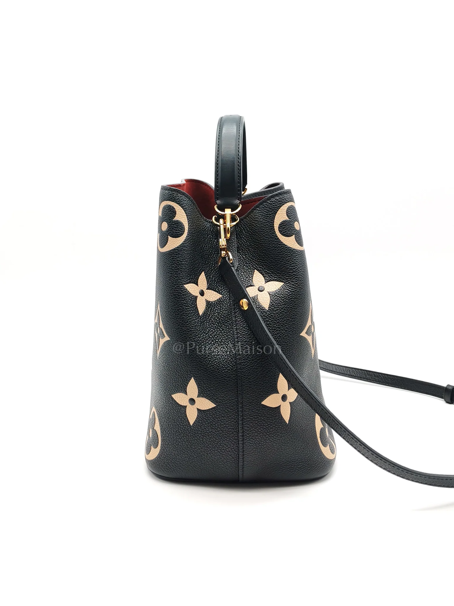 Louis Vuitton Neo Noe MM Bi-Color Monogram Empreinte Leather (Microchip) - Image 9