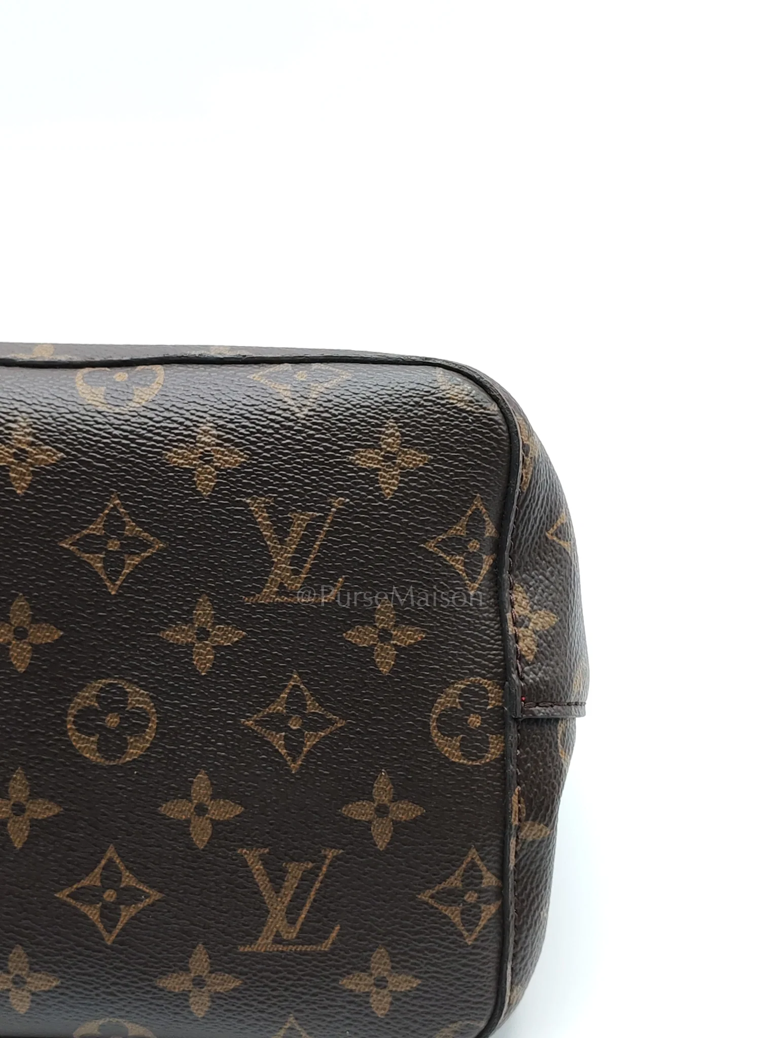 Louis Vuitton Neonoe Bucket Bag Monogram Canvas and Red (Date code: SP4117) - Image 11