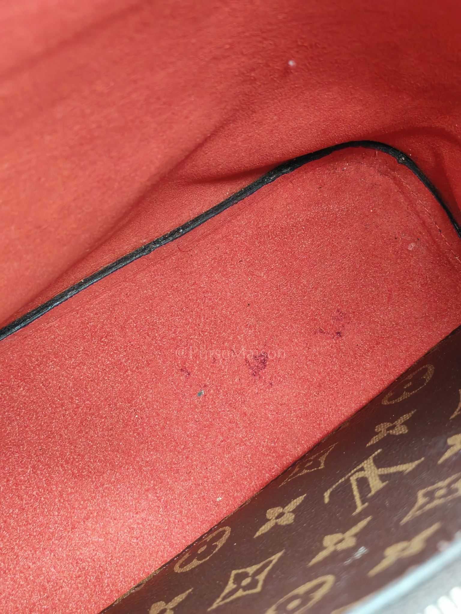 Louis Vuitton Neonoe Bucket Bag Monogram Canvas and Red (Date code: SP4117) - Image 27