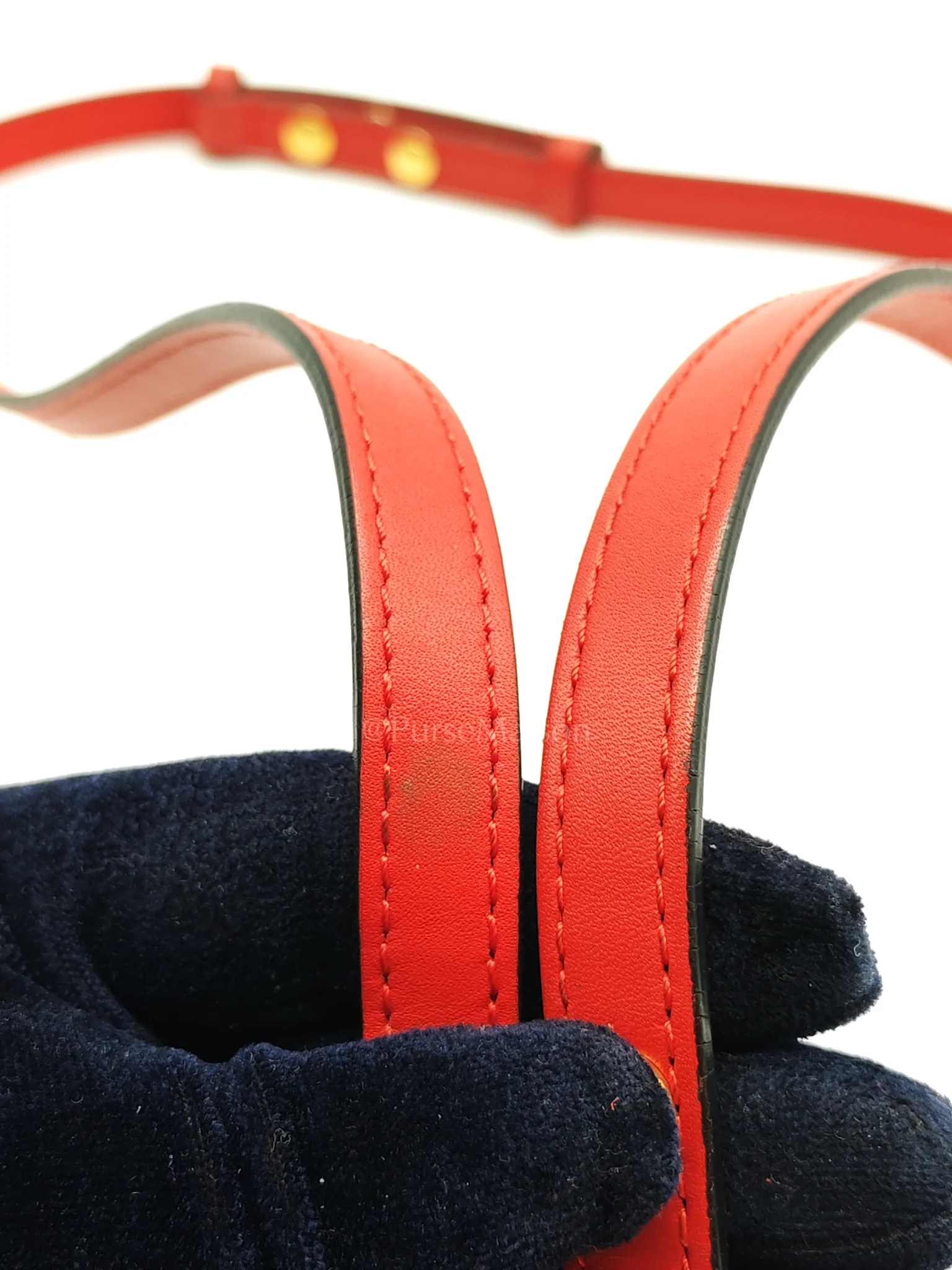 Louis Vuitton Neonoe Bucket Bag Monogram Canvas and Red (Date code: SP4117) - Image 39