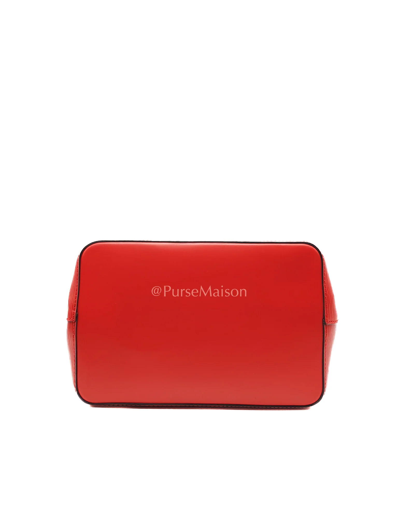 Louis Vuitton Neo Noe MM Coquelicot Red/Blue Epi Leather Bucket  Bag (Date Code: SR4138) - Image 7