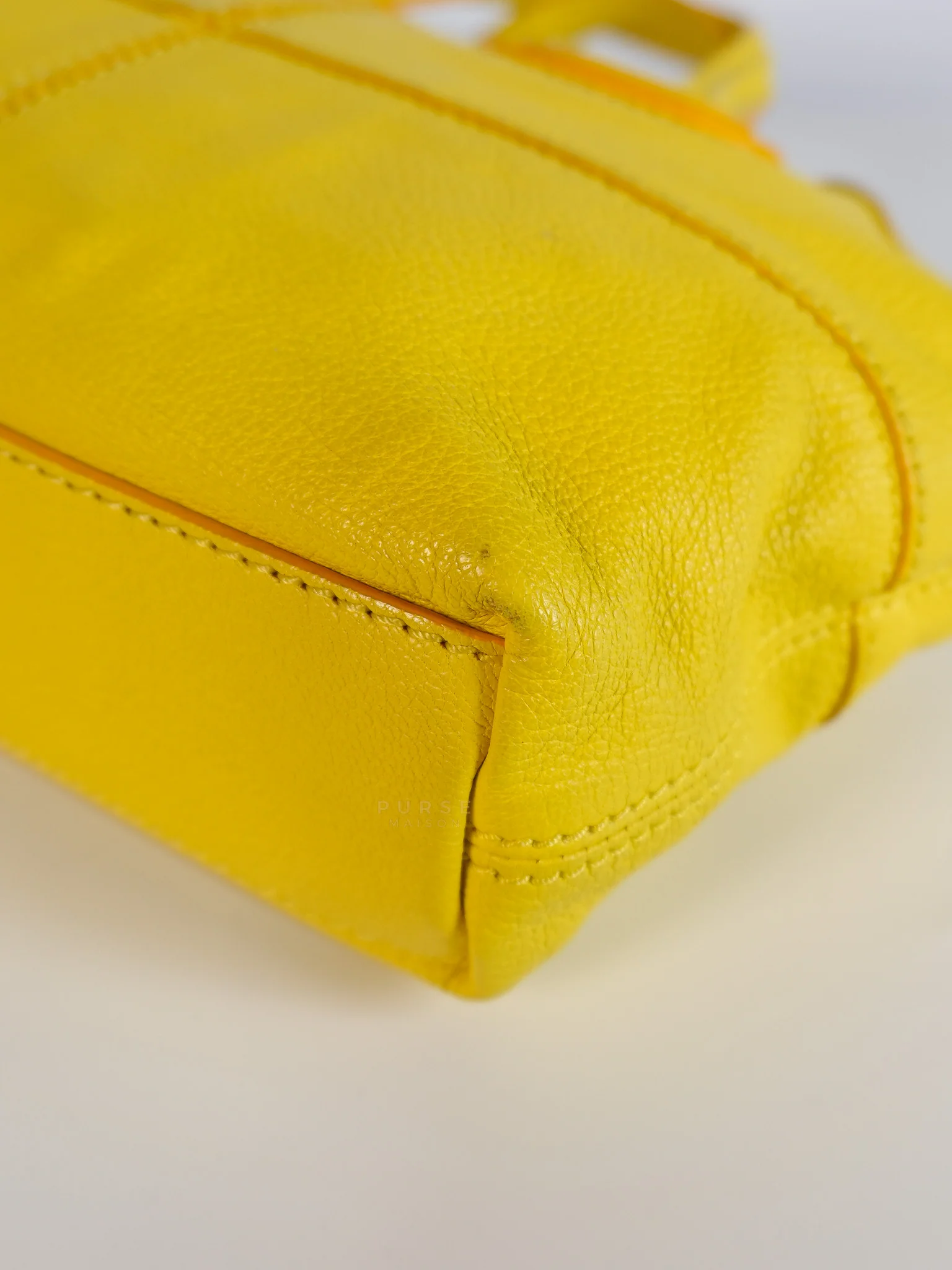 Givenchy Nightingale Mini Crossbody Bag in Yellow Calfskin Leather - Image 13
