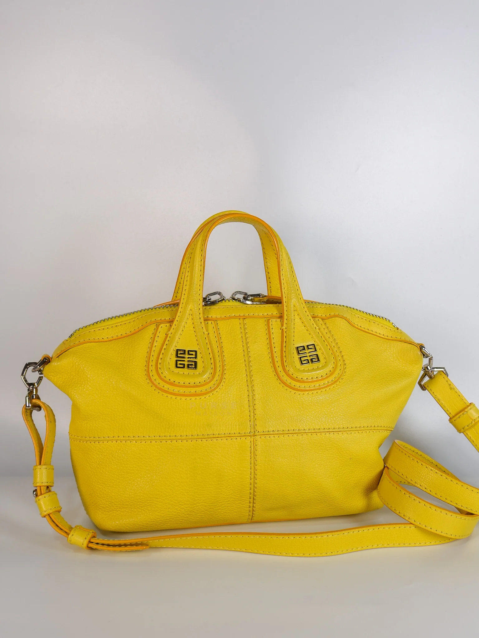 Givenchy Nightingale Mini Crossbody Bag in Yellow Calfskin Leather - Image 2