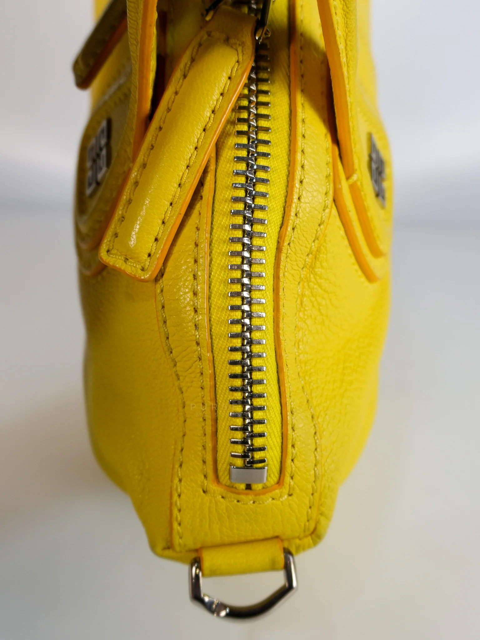 Givenchy Nightingale Mini Crossbody Bag in Yellow Calfskin Leather - Image 23