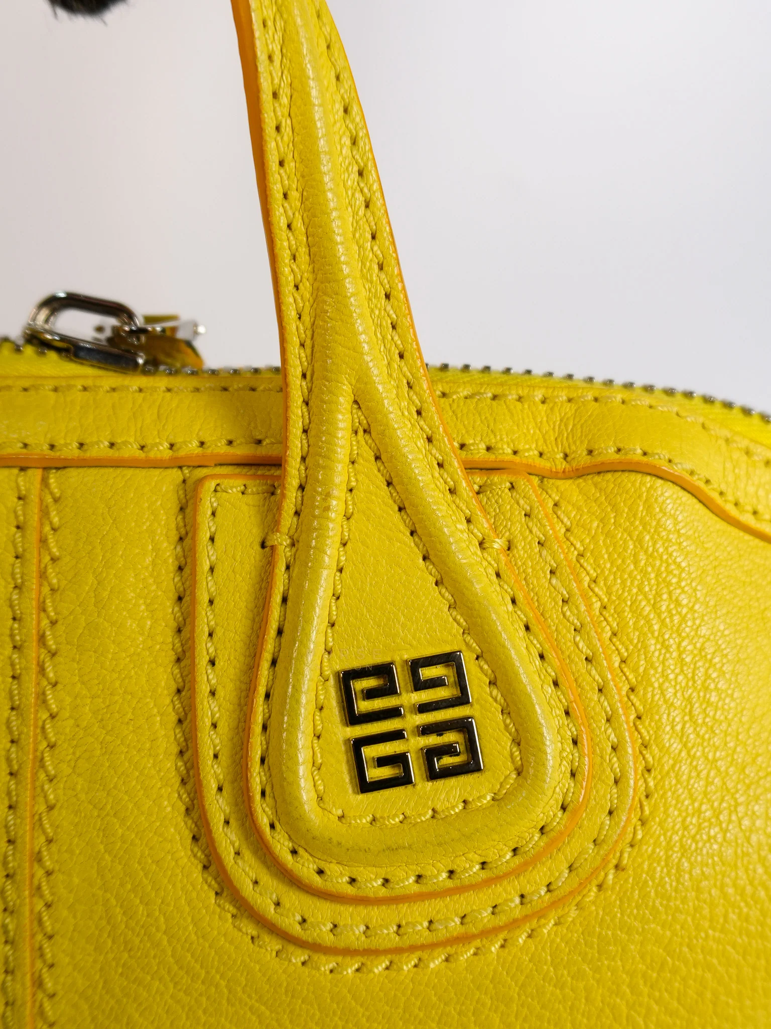 Givenchy Nightingale Mini Crossbody Bag in Yellow Calfskin Leather - Image 24