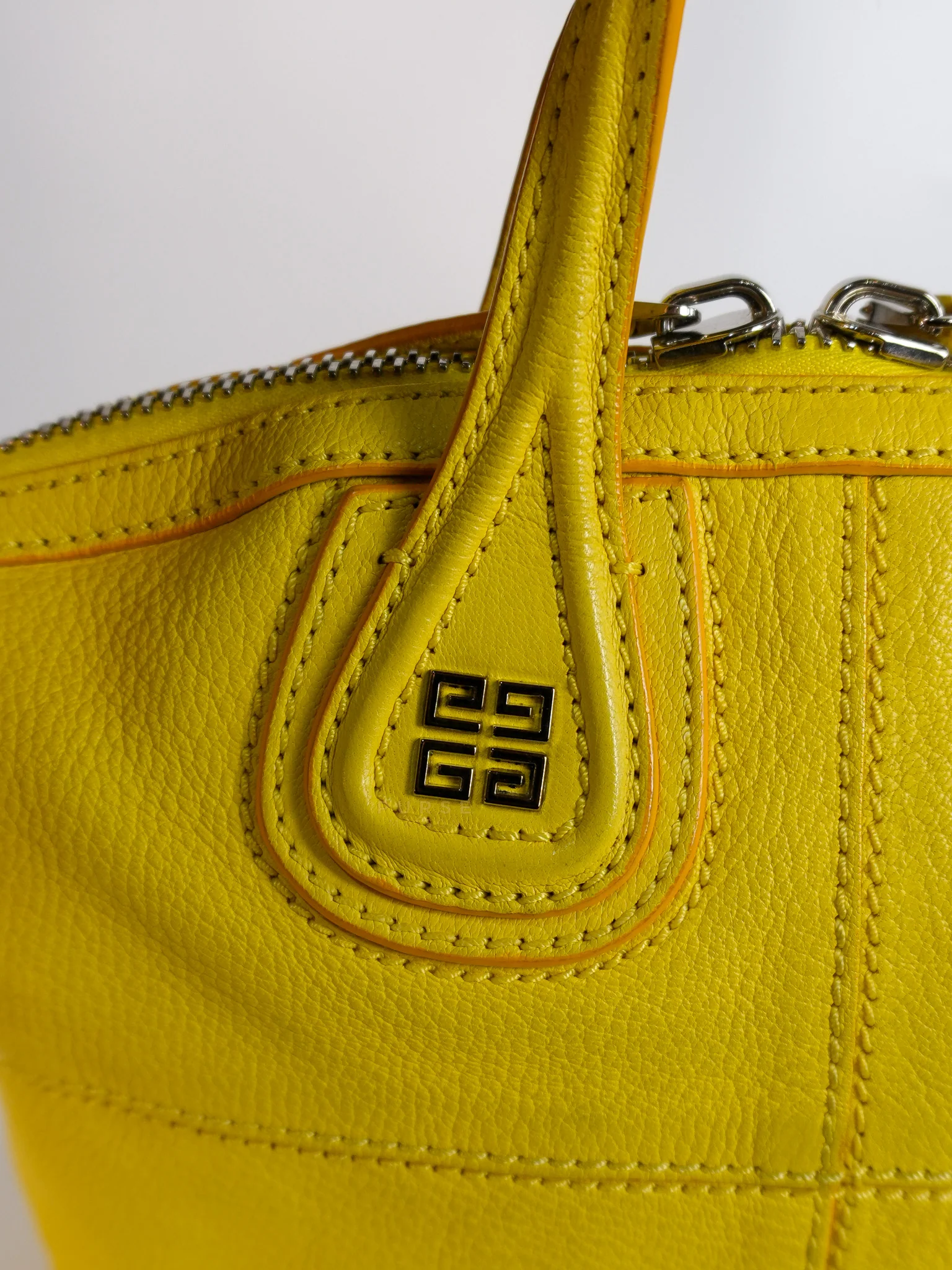 Givenchy Nightingale Mini Crossbody Bag in Yellow Calfskin Leather - Image 25