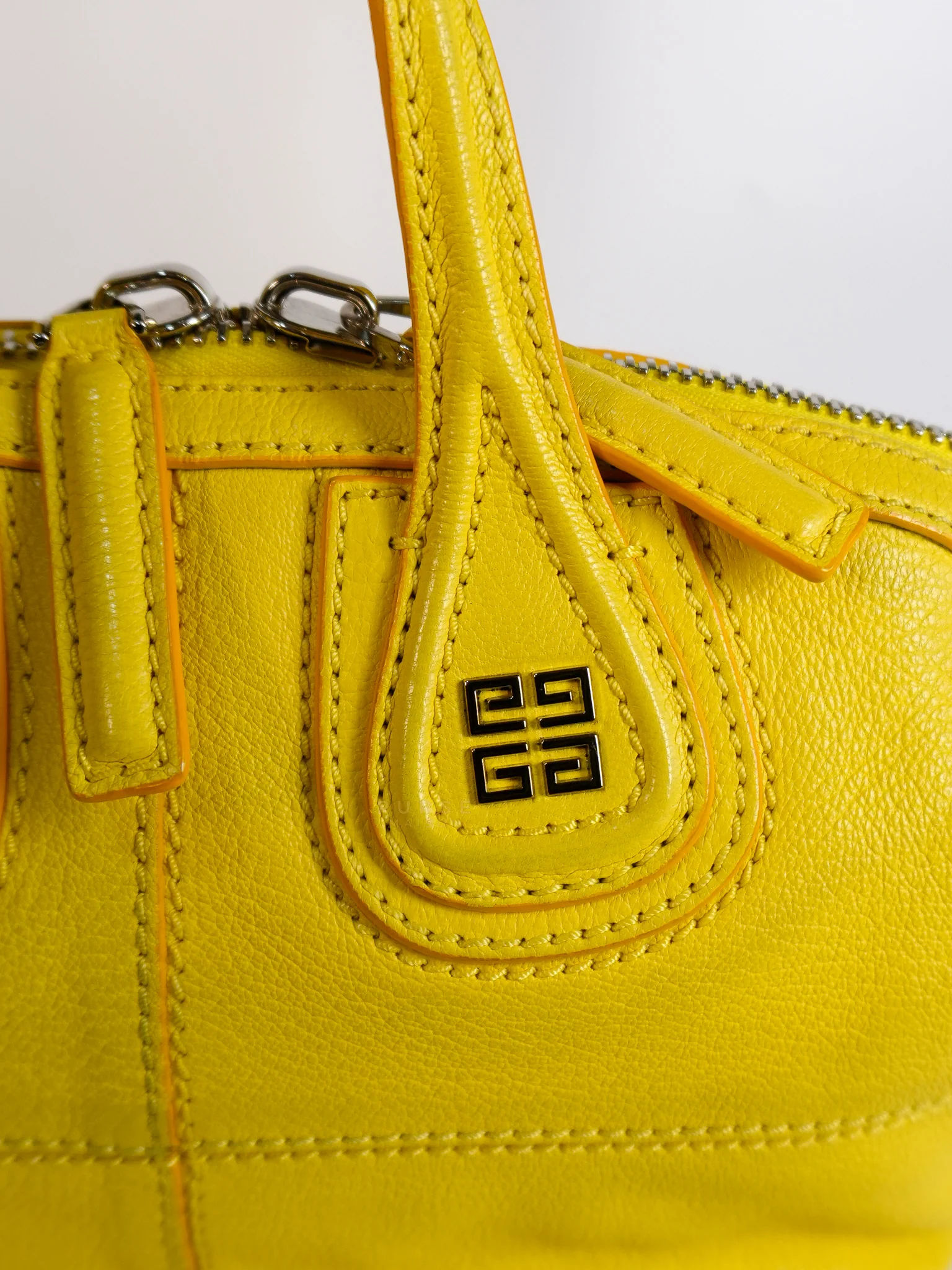 Givenchy Nightingale Mini Crossbody Bag in Yellow Calfskin Leather - Image 27