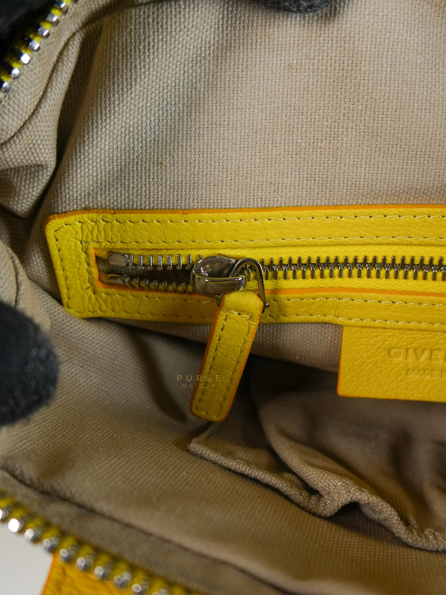 Givenchy Nightingale Mini Crossbody Bag in Yellow Calfskin Leather - Image 34