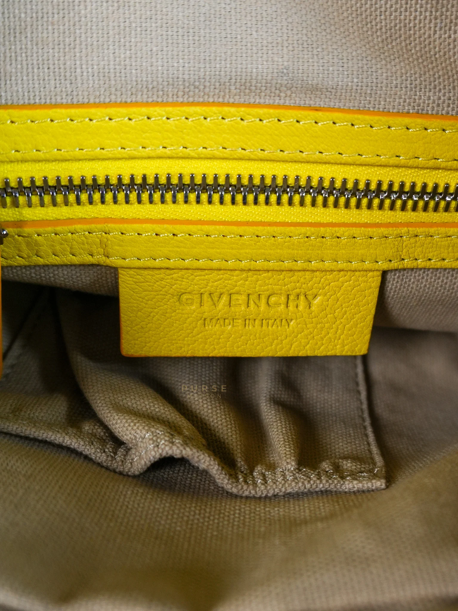 Givenchy Nightingale Mini Crossbody Bag in Yellow Calfskin Leather - Image 35