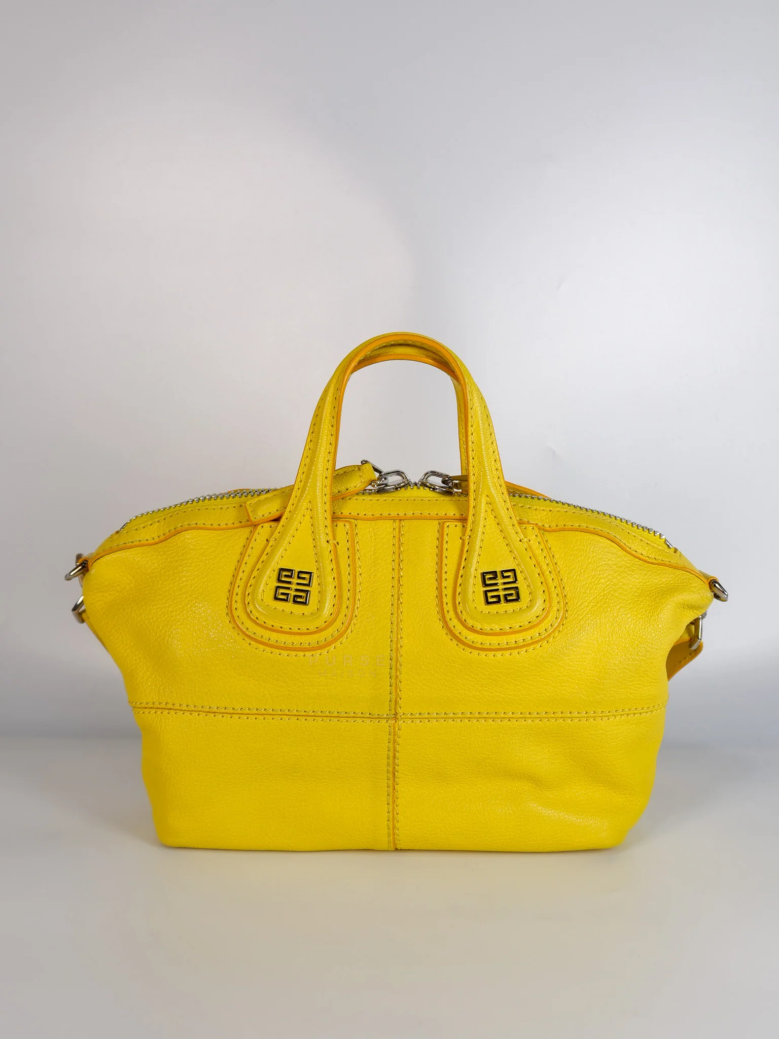 Givenchy Nightingale Mini Crossbody Bag in Yellow Calfskin Leather - Image 4