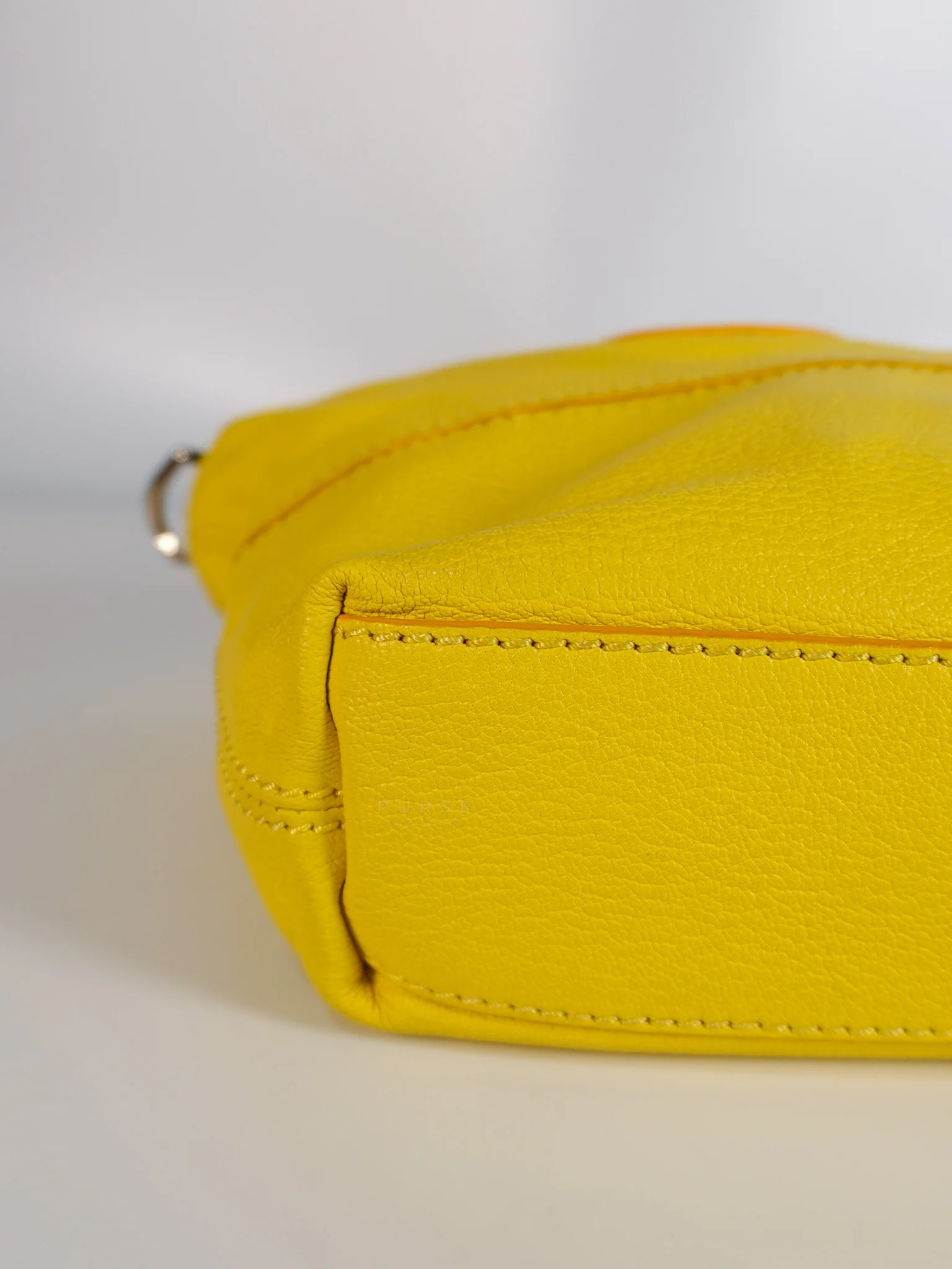 Givenchy Nightingale Mini Crossbody Bag in Yellow Calfskin Leather - Image 9