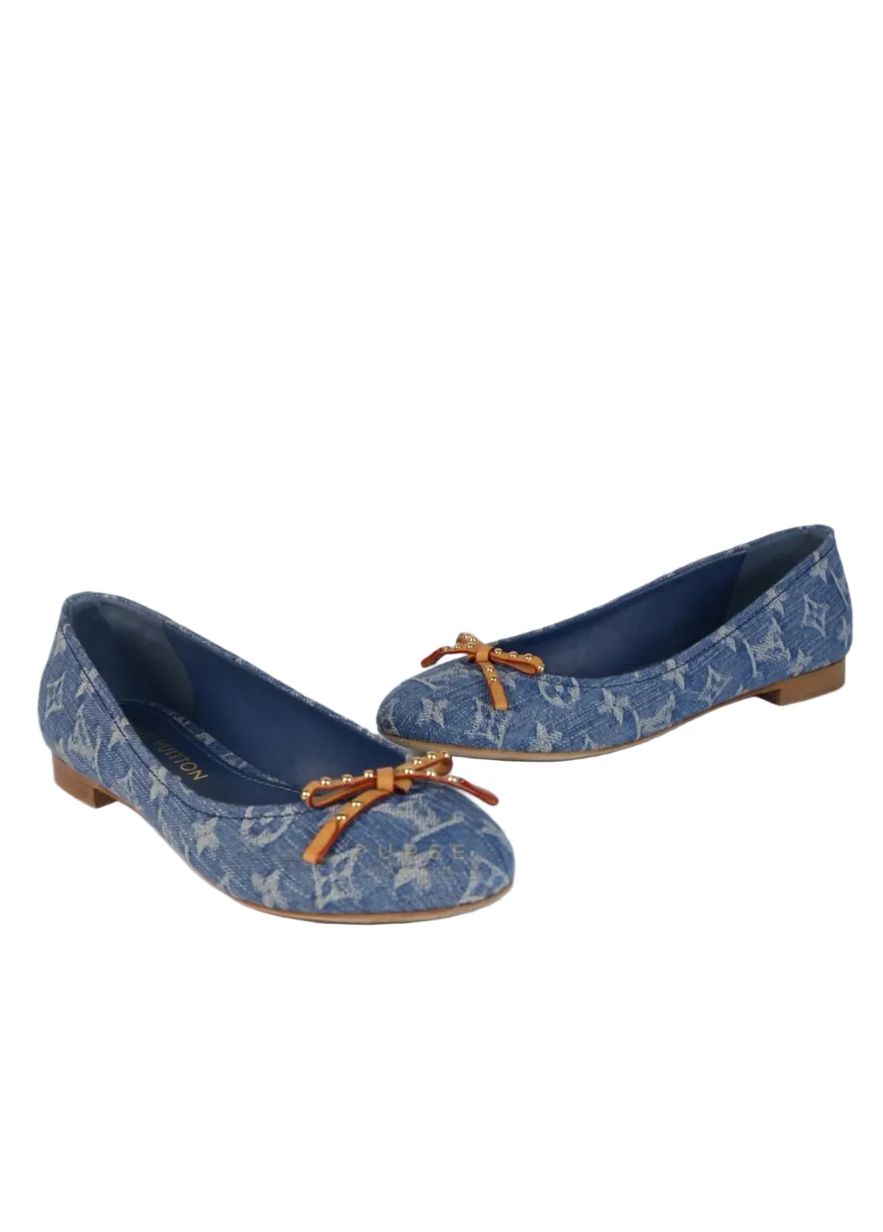 Louis Vuitton Nina Flat Ballerina Shoes Size 39 EU (24 cm)