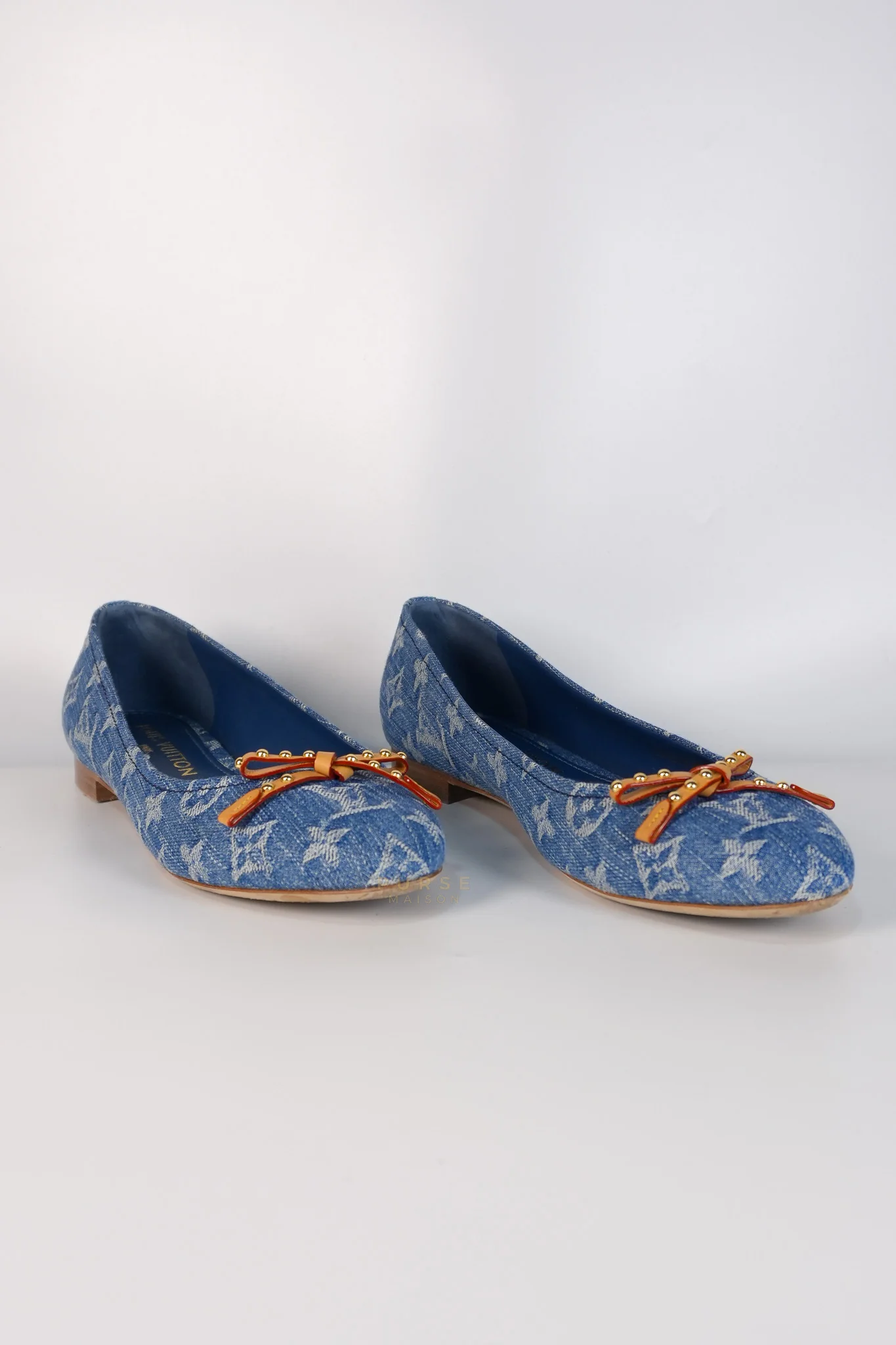 Louis Vuitton Nina Flat Ballerina Shoes Size 39 EU (24 cm) - Image 3
