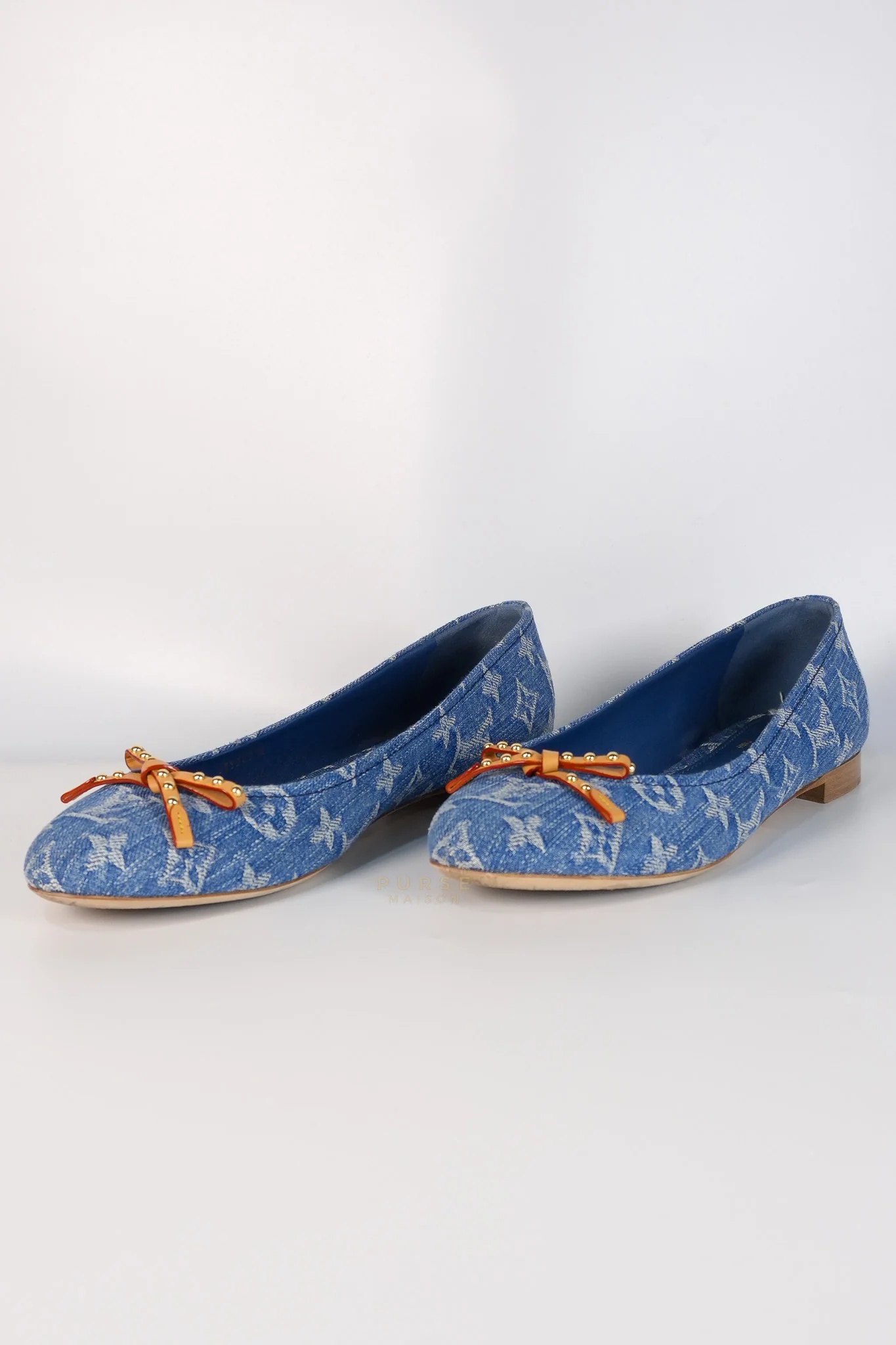 Louis Vuitton Nina Flat Ballerina Shoes Size 39 EU (24 cm) - Image 4
