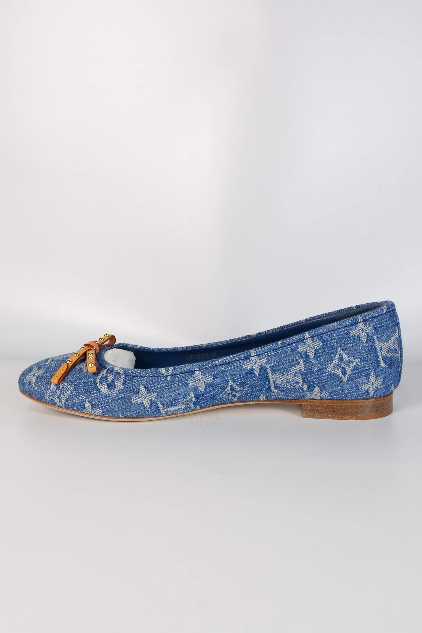 Louis Vuitton Nina Flat Ballerina Shoes Size 39 EU (24 cm) - Image 9