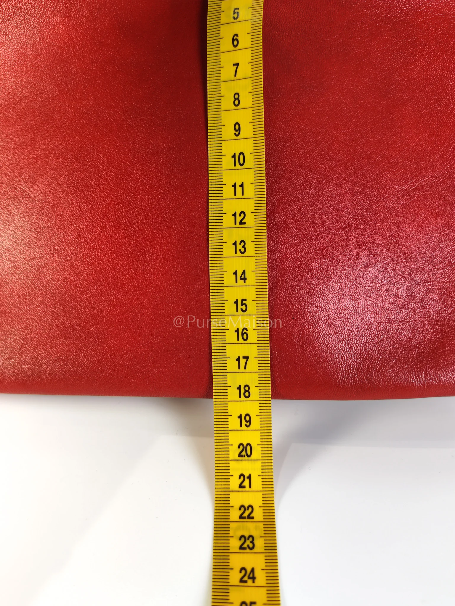 Celine Trio Bag in Red Calfskin Leather Crossbody Bag - Image 36
