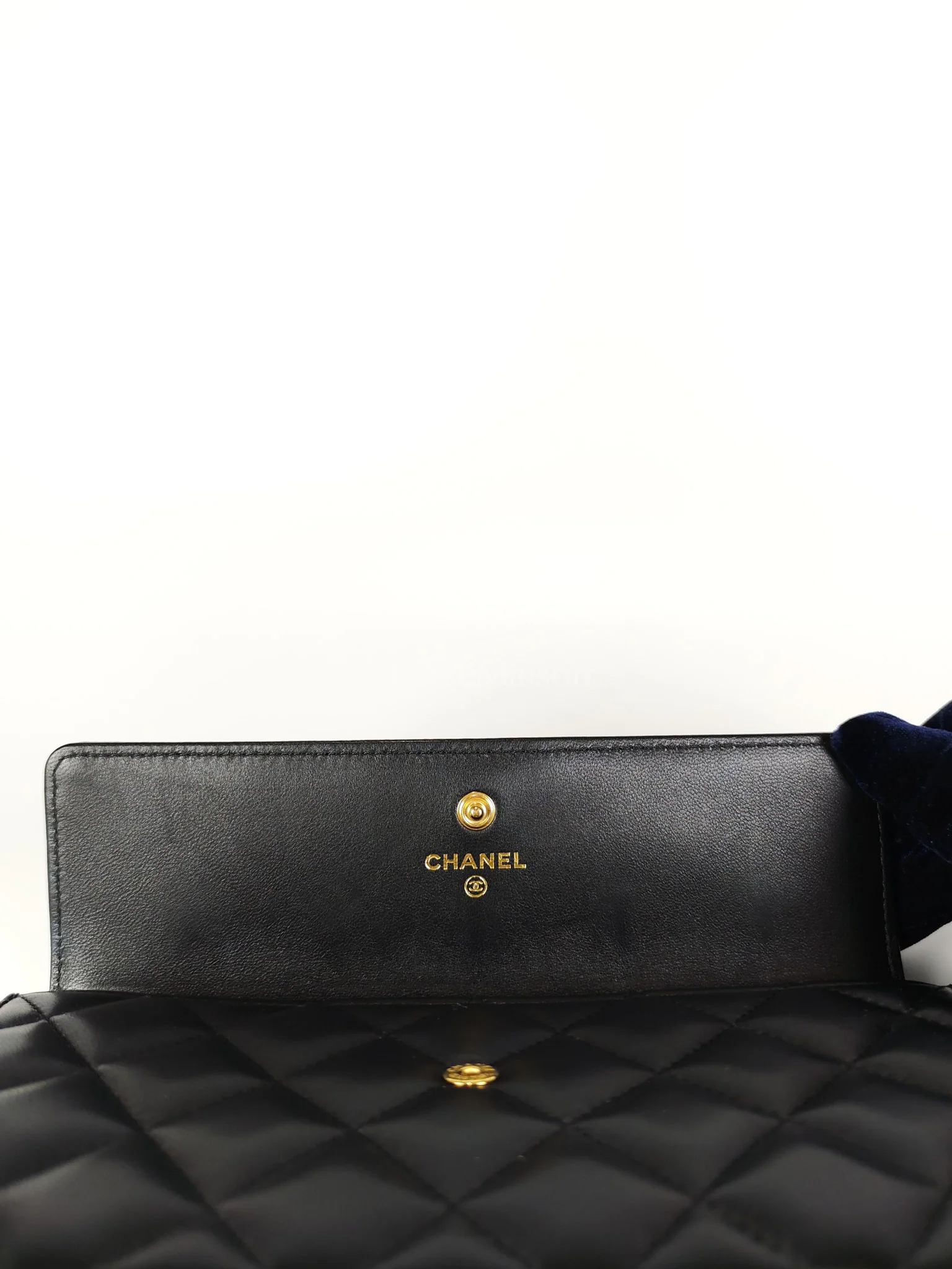 Chanel Boy Long Wallet in Black Quilted Lambskin Leather and Aged Gold Hardware Series 27 - Image 25