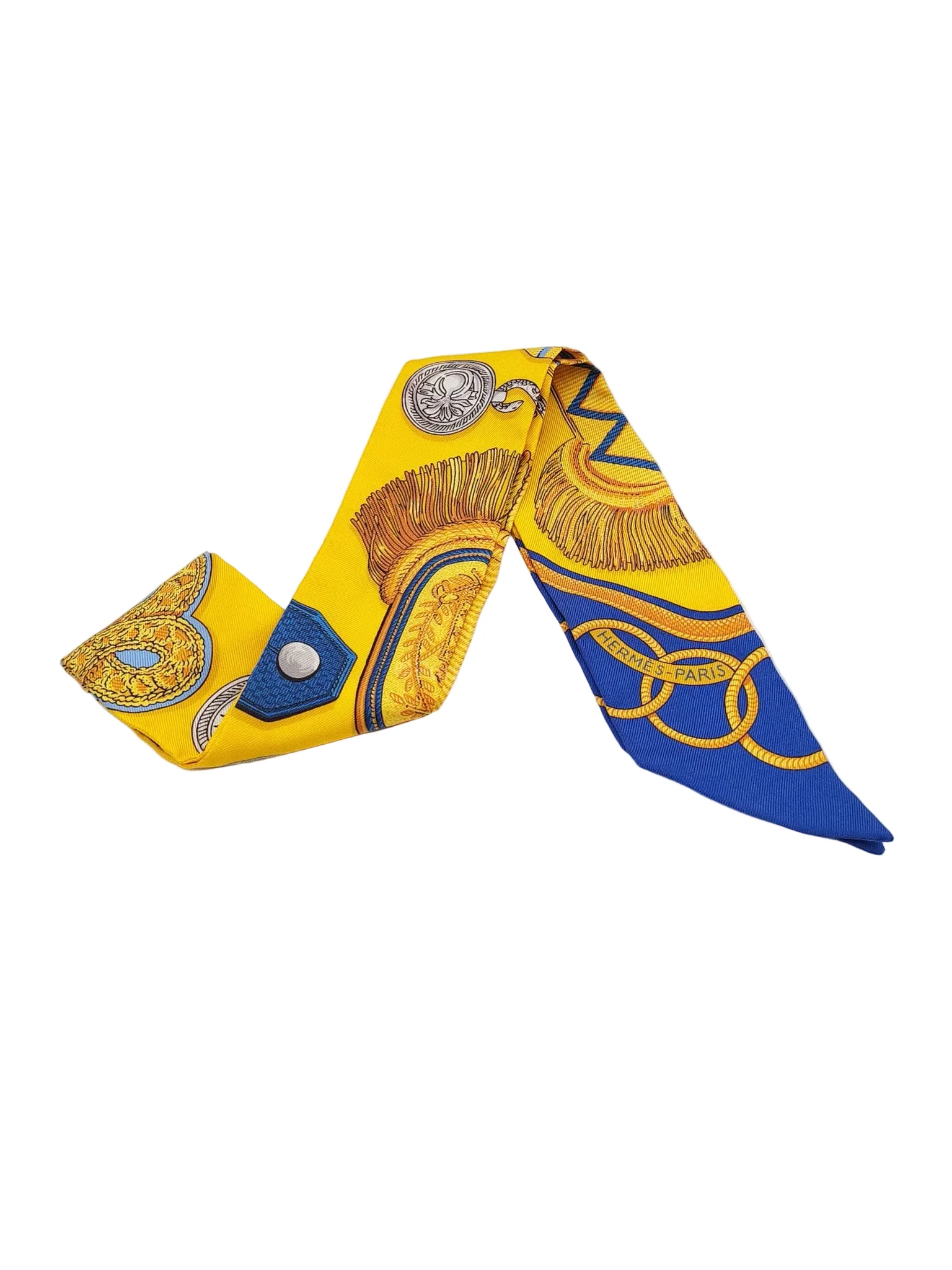 Hermes Epaulettes Silk Twilly - Image 2