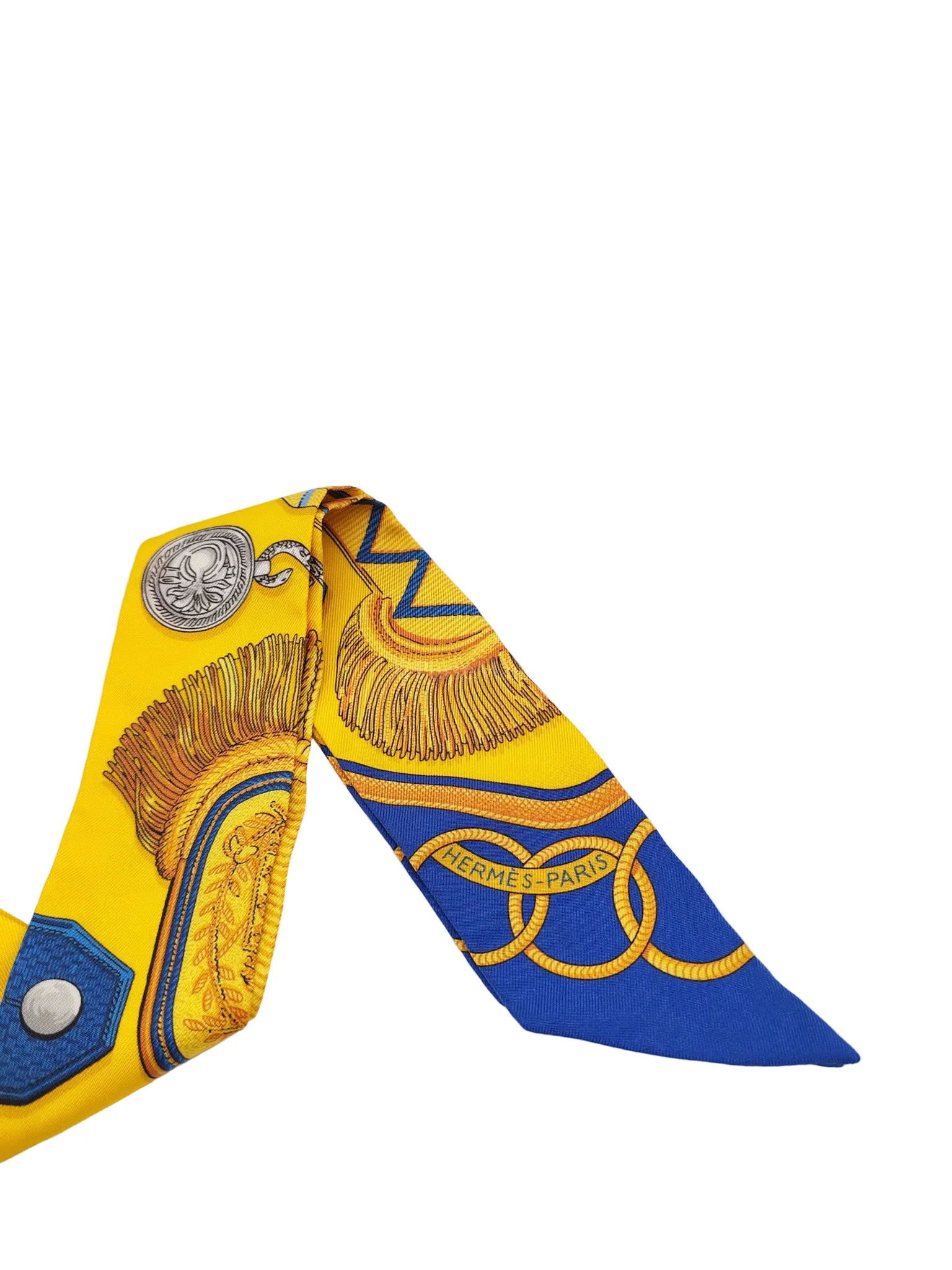 Hermes Epaulettes Silk Twilly - Image 3