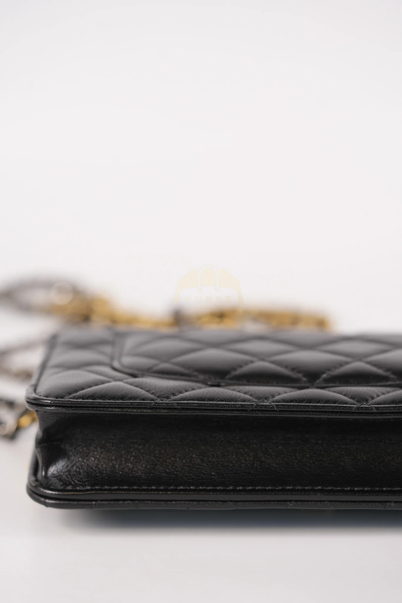Chanel Wallet On Chain Coco Clips (WOC) Quilted Lambskin Leather and Mixed Hardware (Microchip) - Image 13