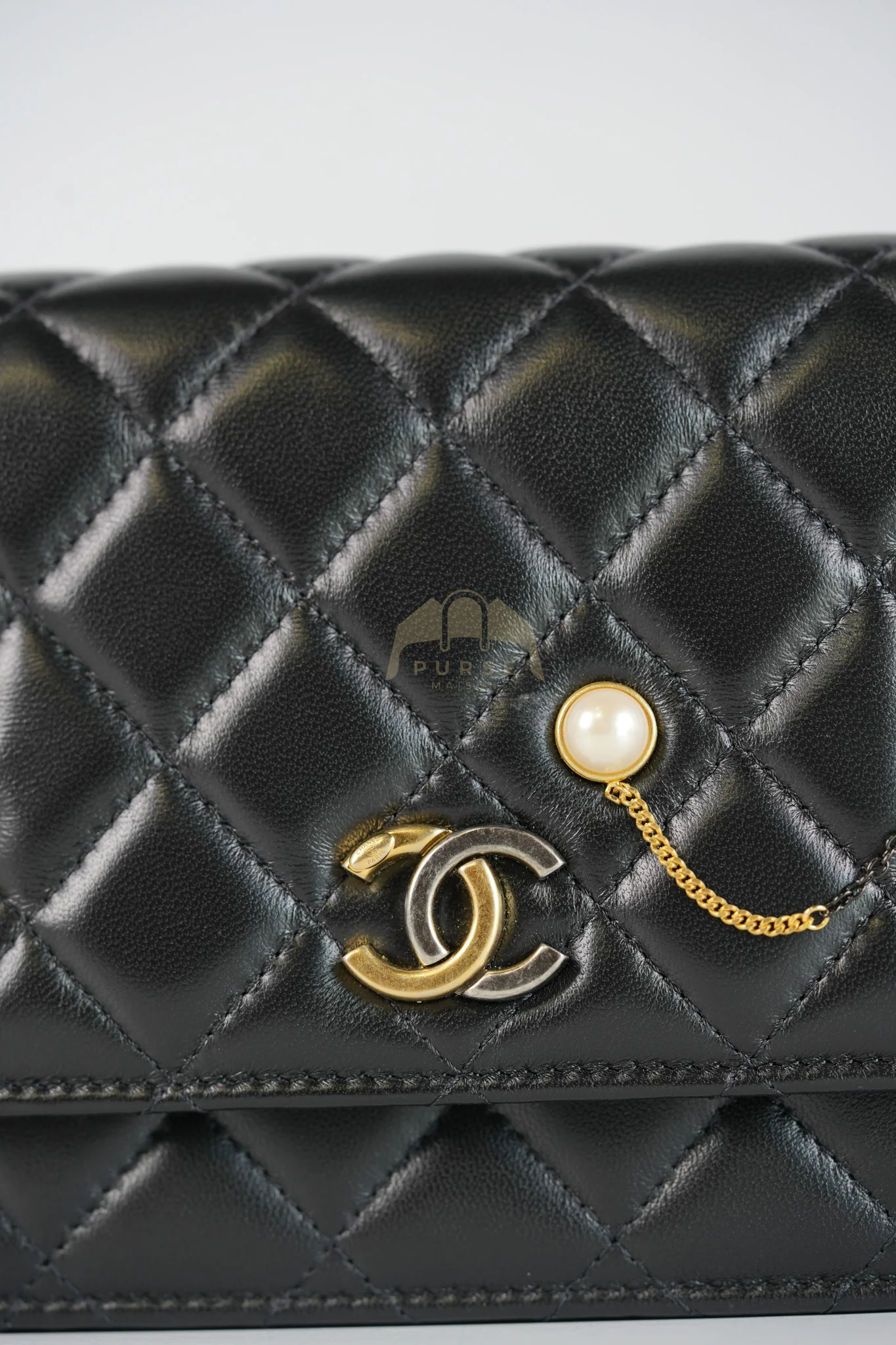 Chanel Wallet On Chain Coco Clips (WOC) Quilted Lambskin Leather and Mixed Hardware (Microchip) - Image 22