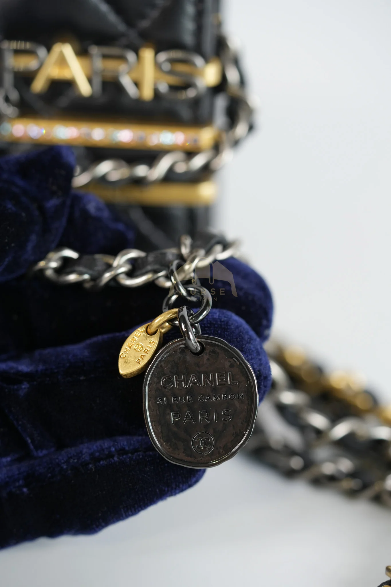Chanel Wallet On Chain Coco Clips (WOC) Quilted Lambskin Leather and Mixed Hardware (Microchip) - Image 23