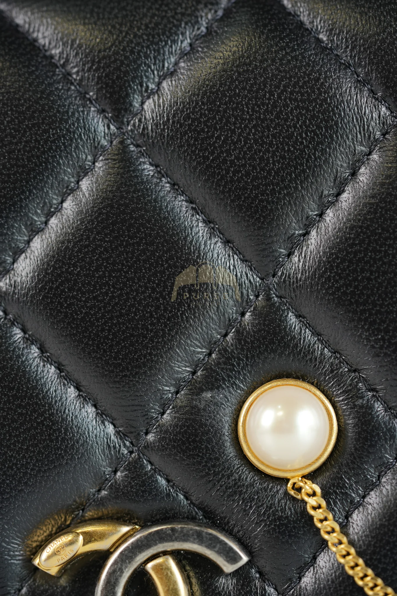 Chanel Wallet On Chain Coco Clips (WOC) Quilted Lambskin Leather and Mixed Hardware (Microchip) - Image 29