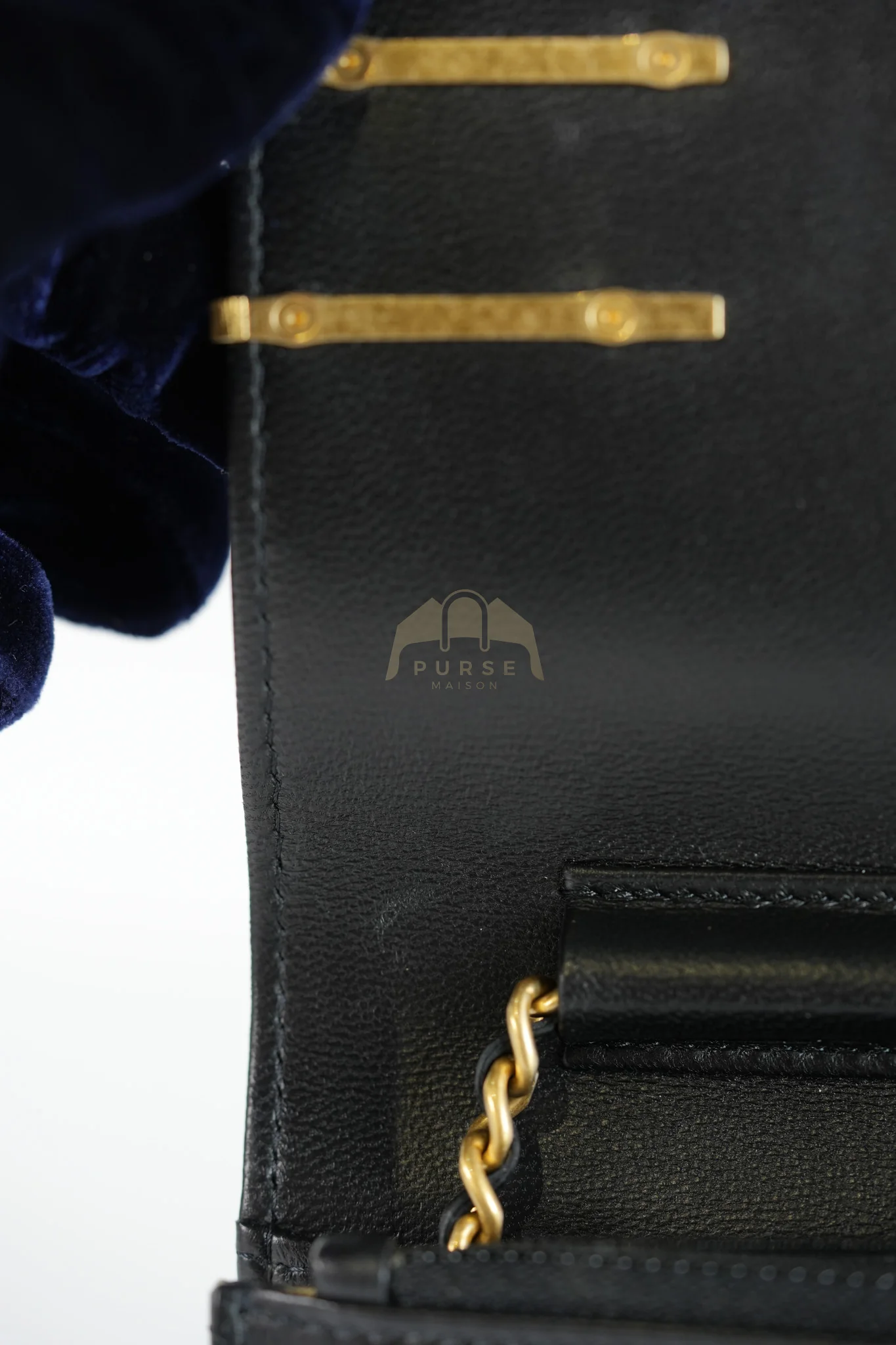 Chanel Wallet On Chain Coco Clips (WOC) Quilted Lambskin Leather and Mixed Hardware (Microchip) - Image 34