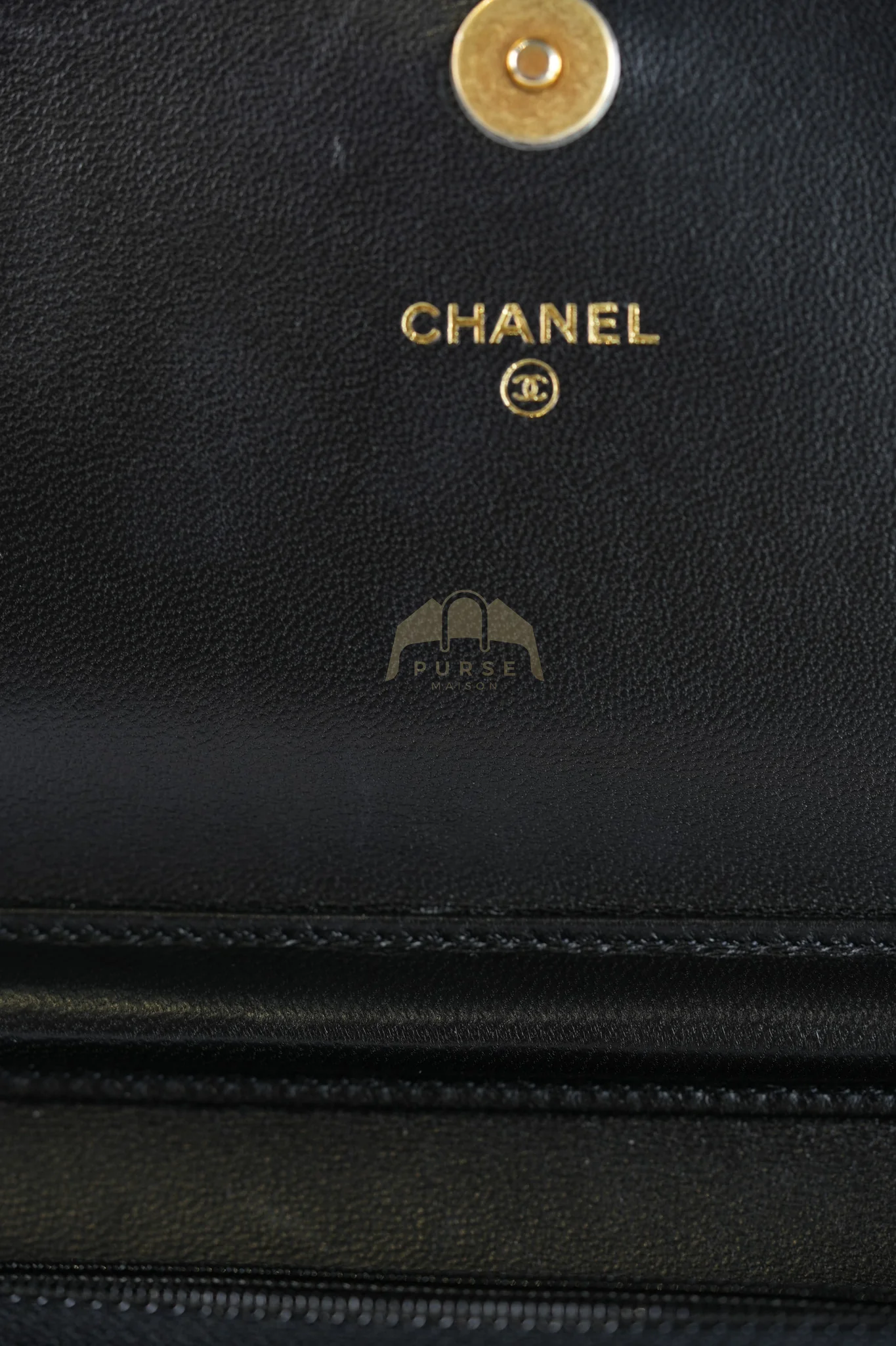 Chanel Wallet On Chain Coco Clips (WOC) Quilted Lambskin Leather and Mixed Hardware (Microchip) - Image 35