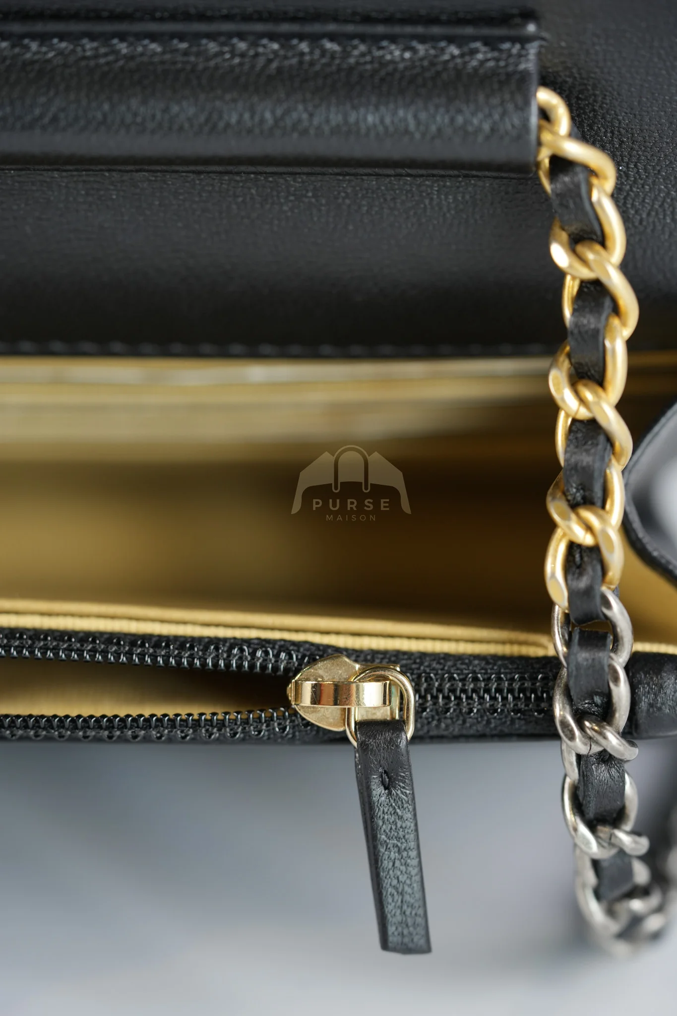 Chanel Wallet On Chain Coco Clips (WOC) Quilted Lambskin Leather and Mixed Hardware (Microchip) - Image 40