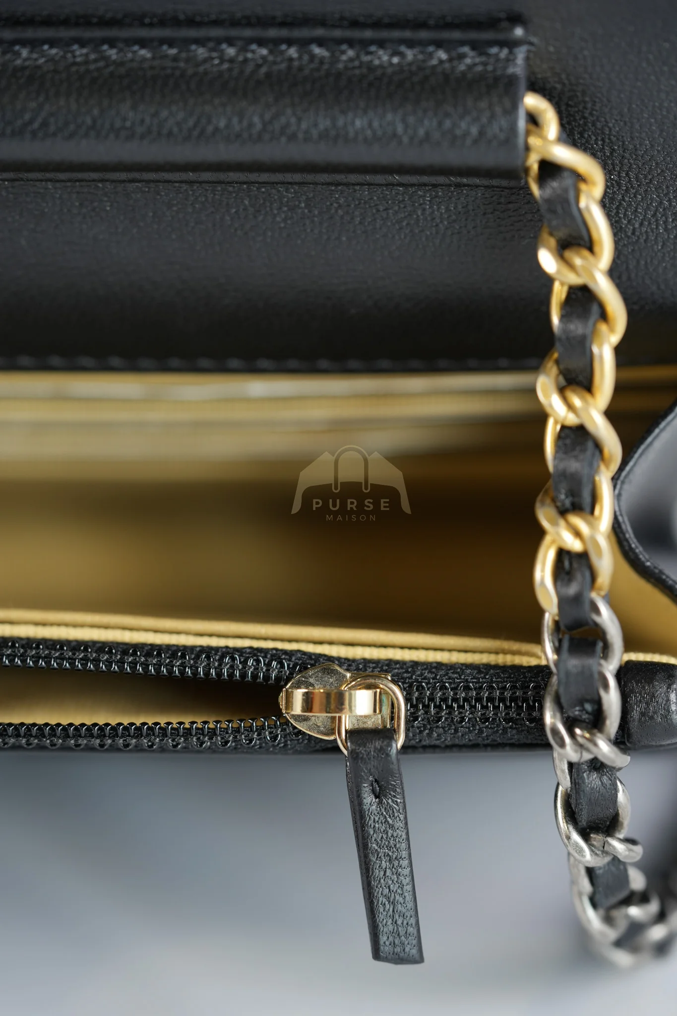 Chanel Wallet On Chain Coco Clips (WOC) Quilted Lambskin Leather and Mixed Hardware (Microchip) - Image 41