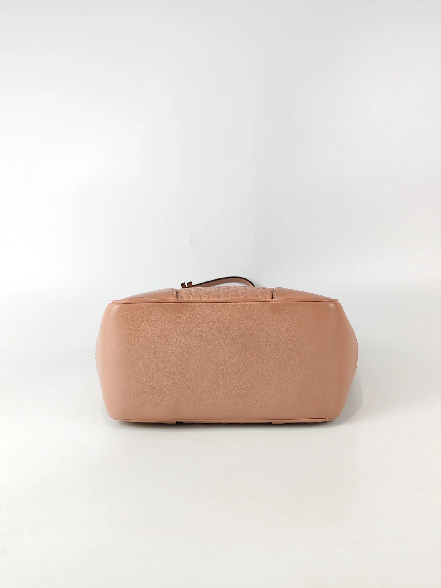 Gucci Bree Tote Bag Small in Pink Micro Guccissima Leather - Image 7