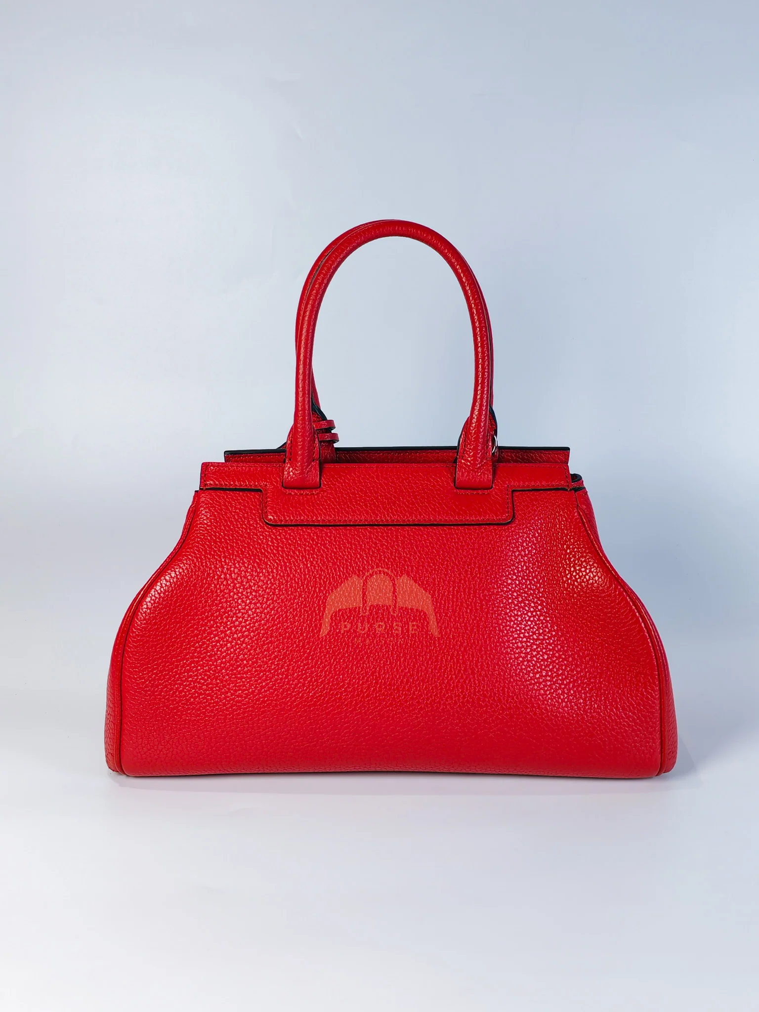 Moynat Pauline Bag Petit in Red Grained Taurillon Leather - Image 3