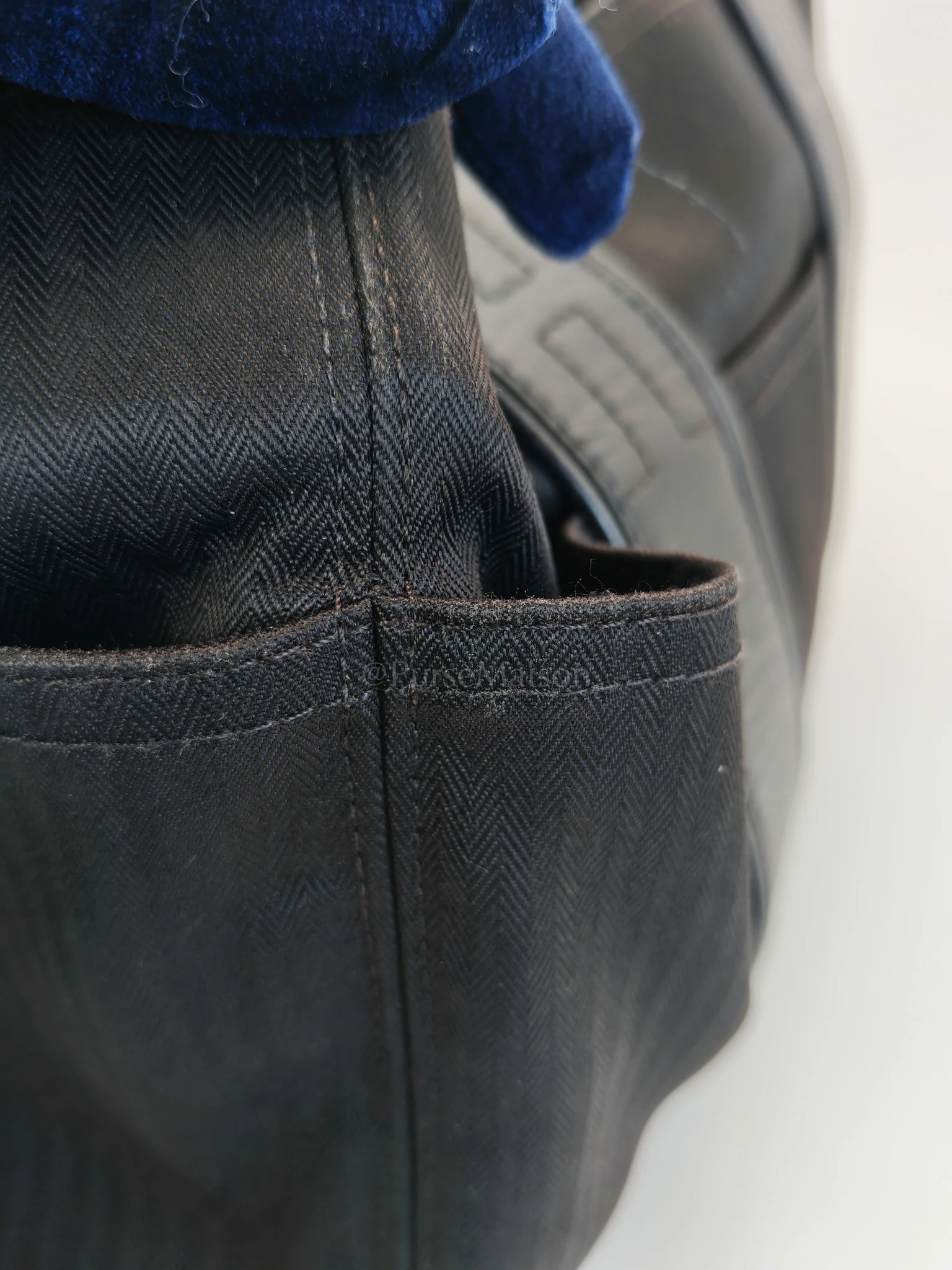 Hermes Acapulco PM in Black Canvas Vintage Handbag - Image 21