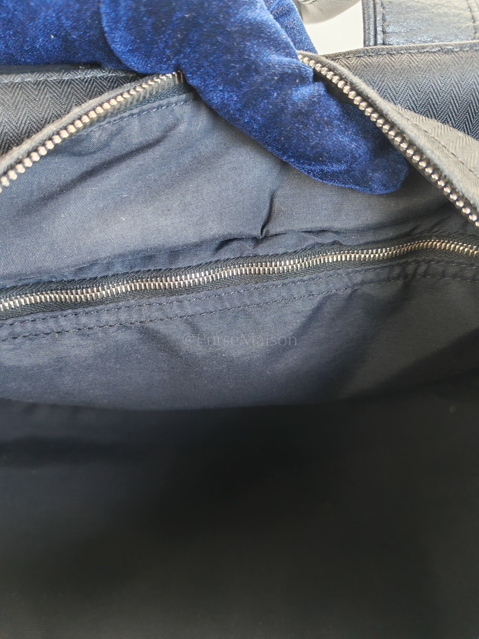 Hermes Acapulco PM in Black Canvas Vintage Handbag - Image 30